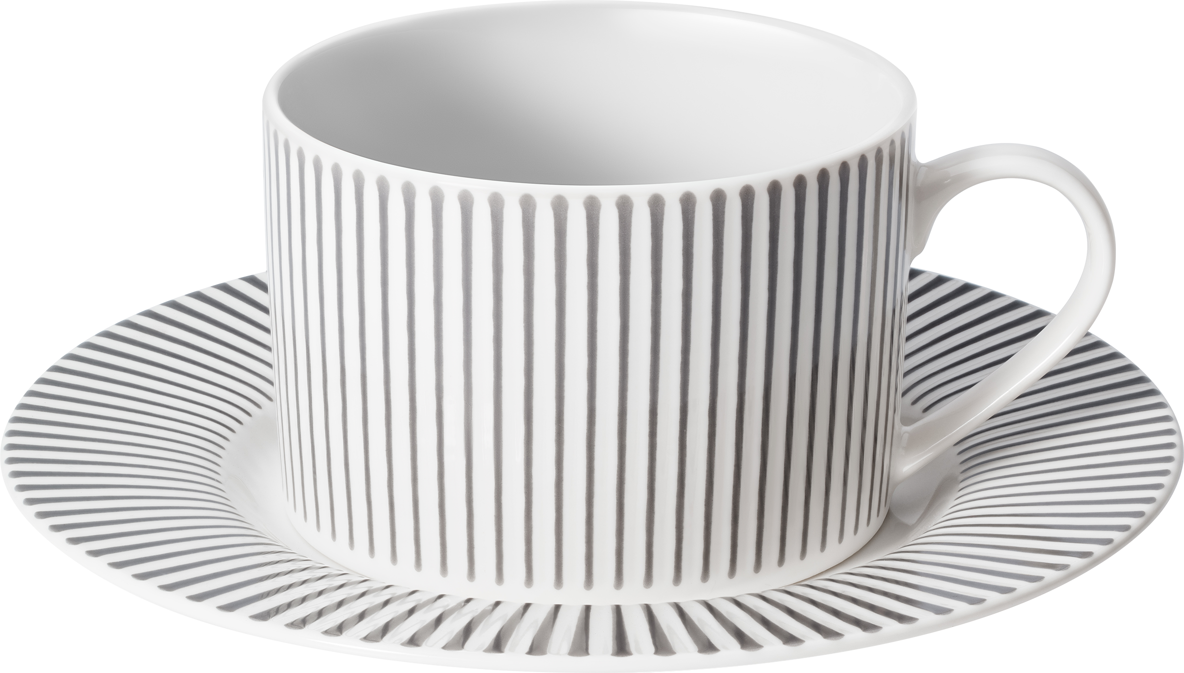 Изображение товара Чайная пара APOLLO Stripes Арт. STR-12 фарфор стильная подарок