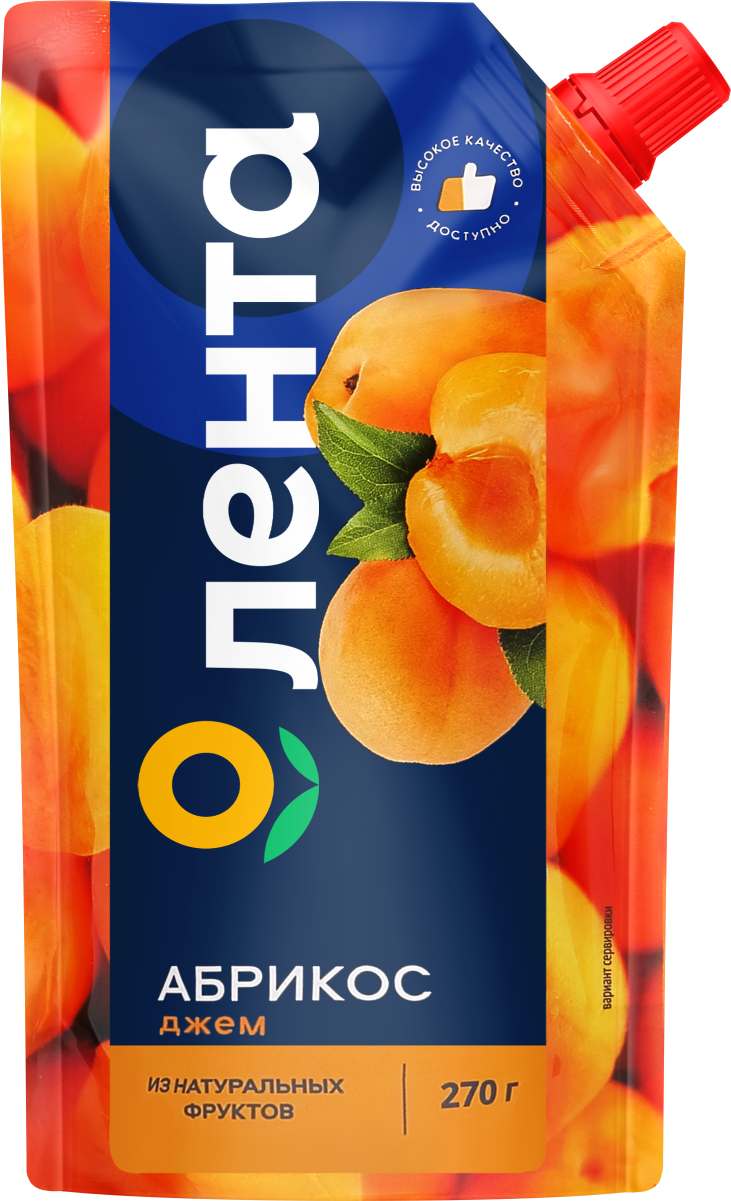 Изображение товара Джем ЛЕНТА Абрикос, 270г