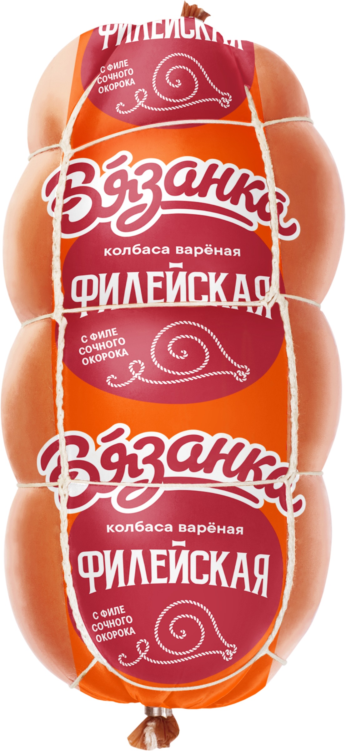 Изображение товара Колбаса вареная ВЯЗАНКА Филейская Вязанка, 400г