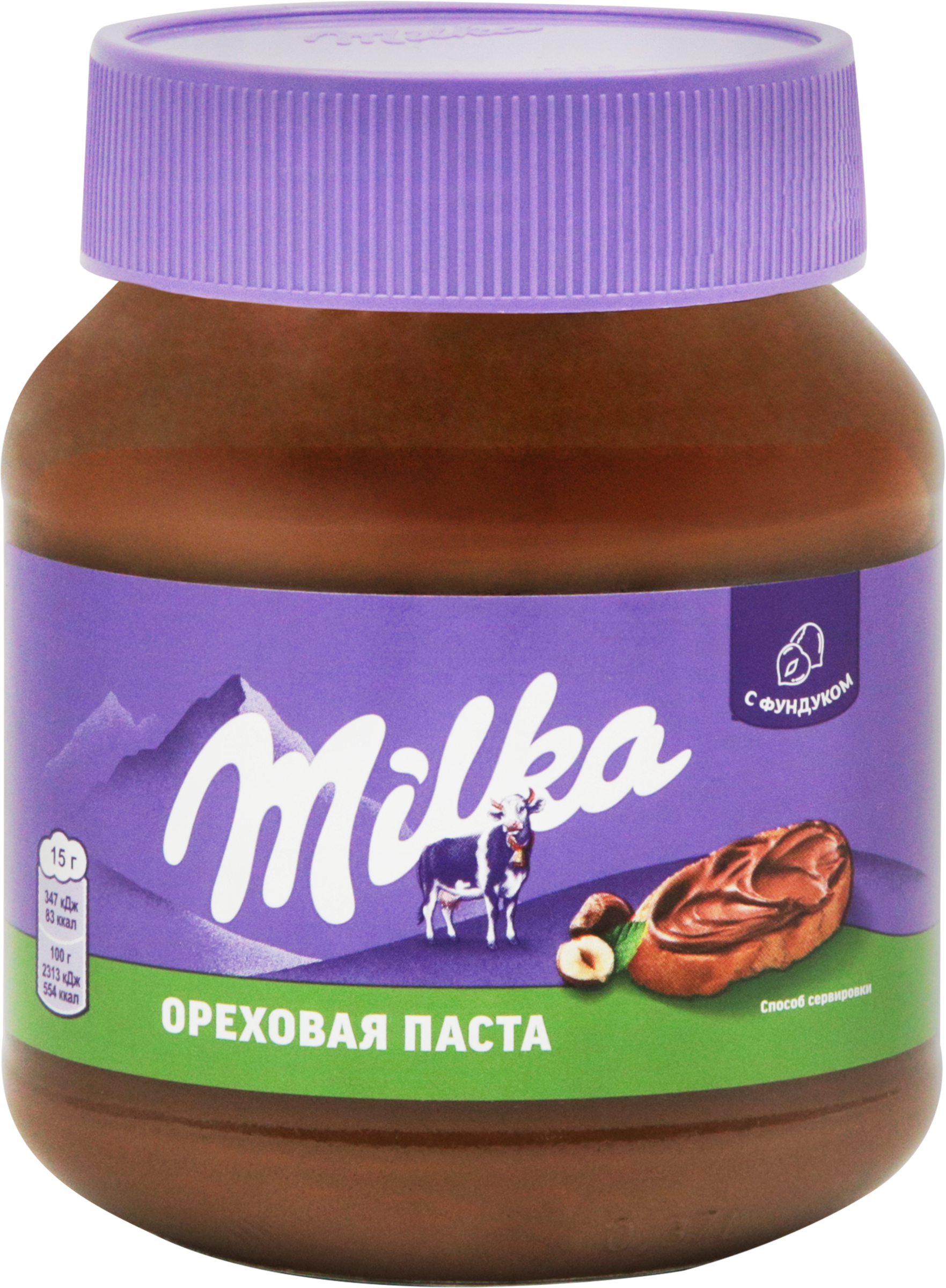 Изображение товара Паста шоколадно-ореховая MILKA с добавлением какао 350г