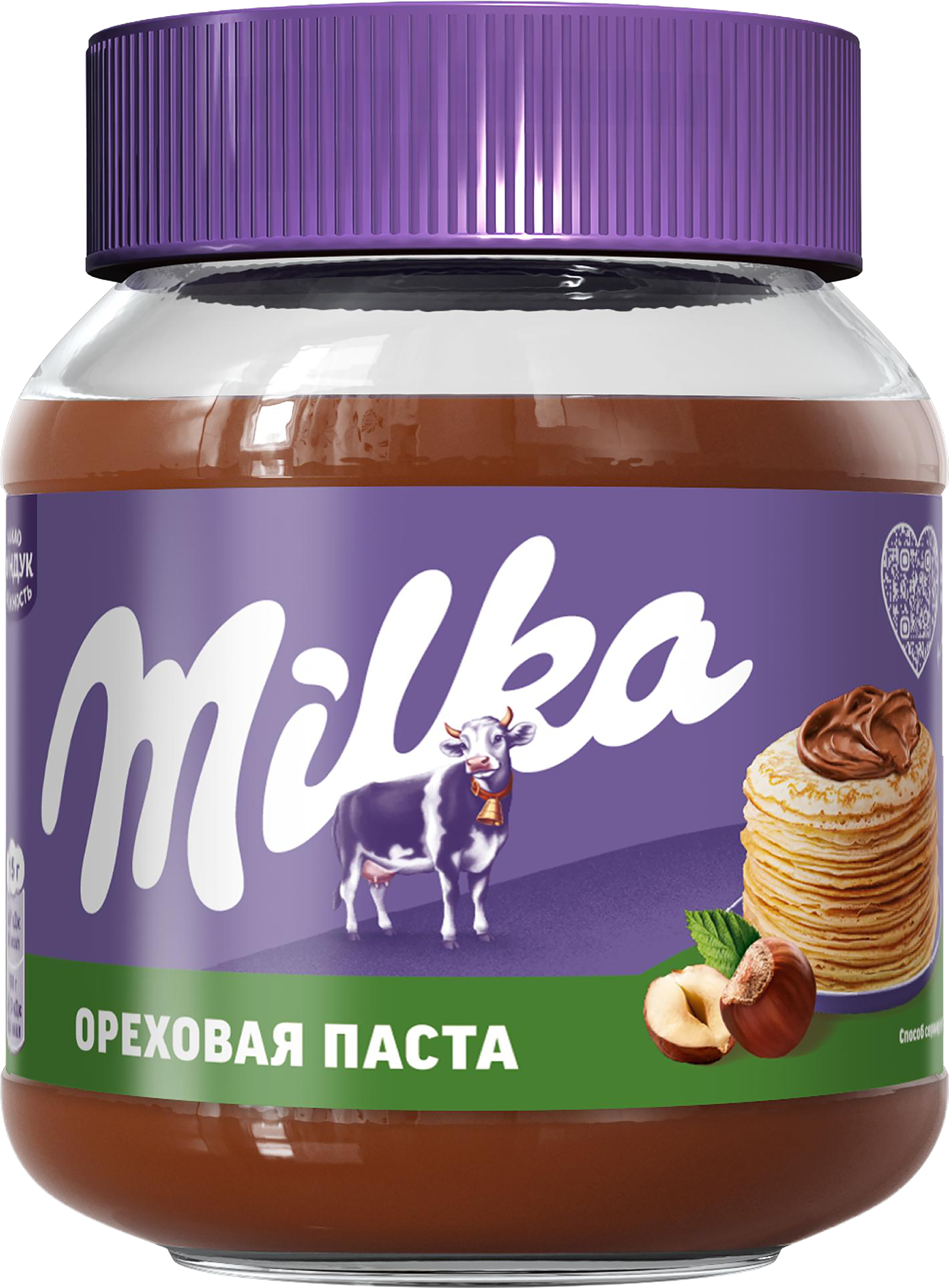 Изображение товара Паста шоколадно-ореховая MILKA с добавлением какао 350г