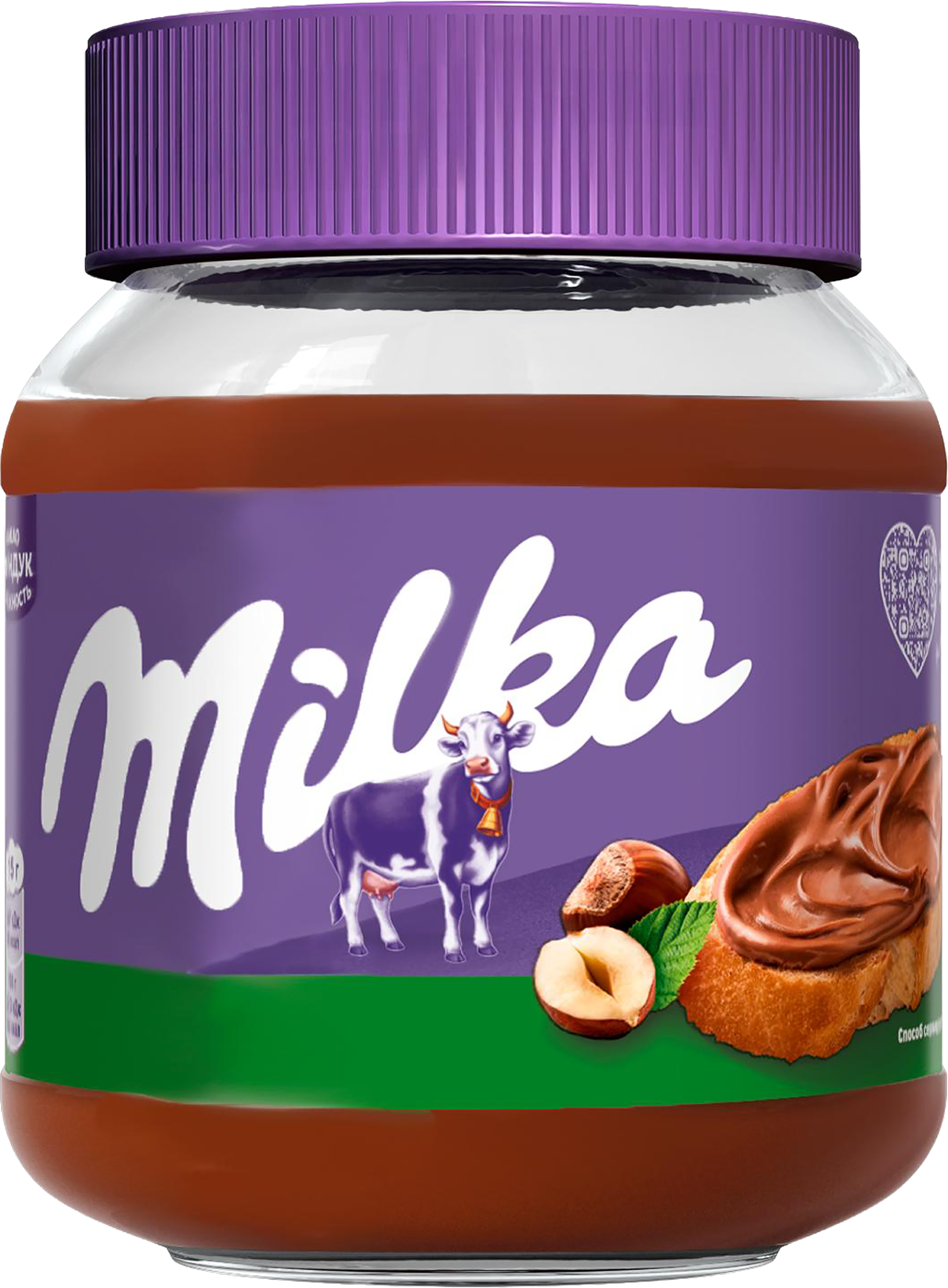 Изображение товара Паста шоколадно-ореховая MILKA с добавлением какао 350г