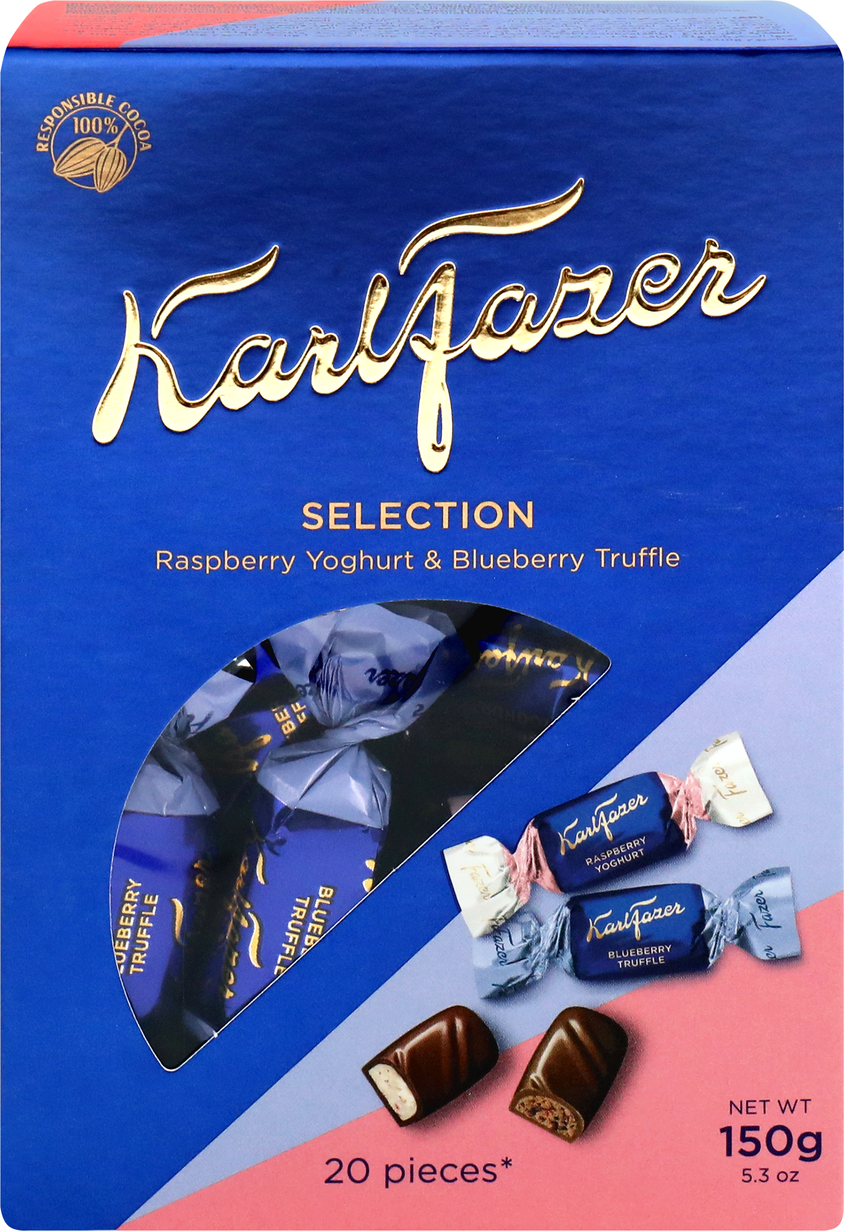 Изображение товара Конфеты KARL FAZER Selection из молочного шоколада, 150г