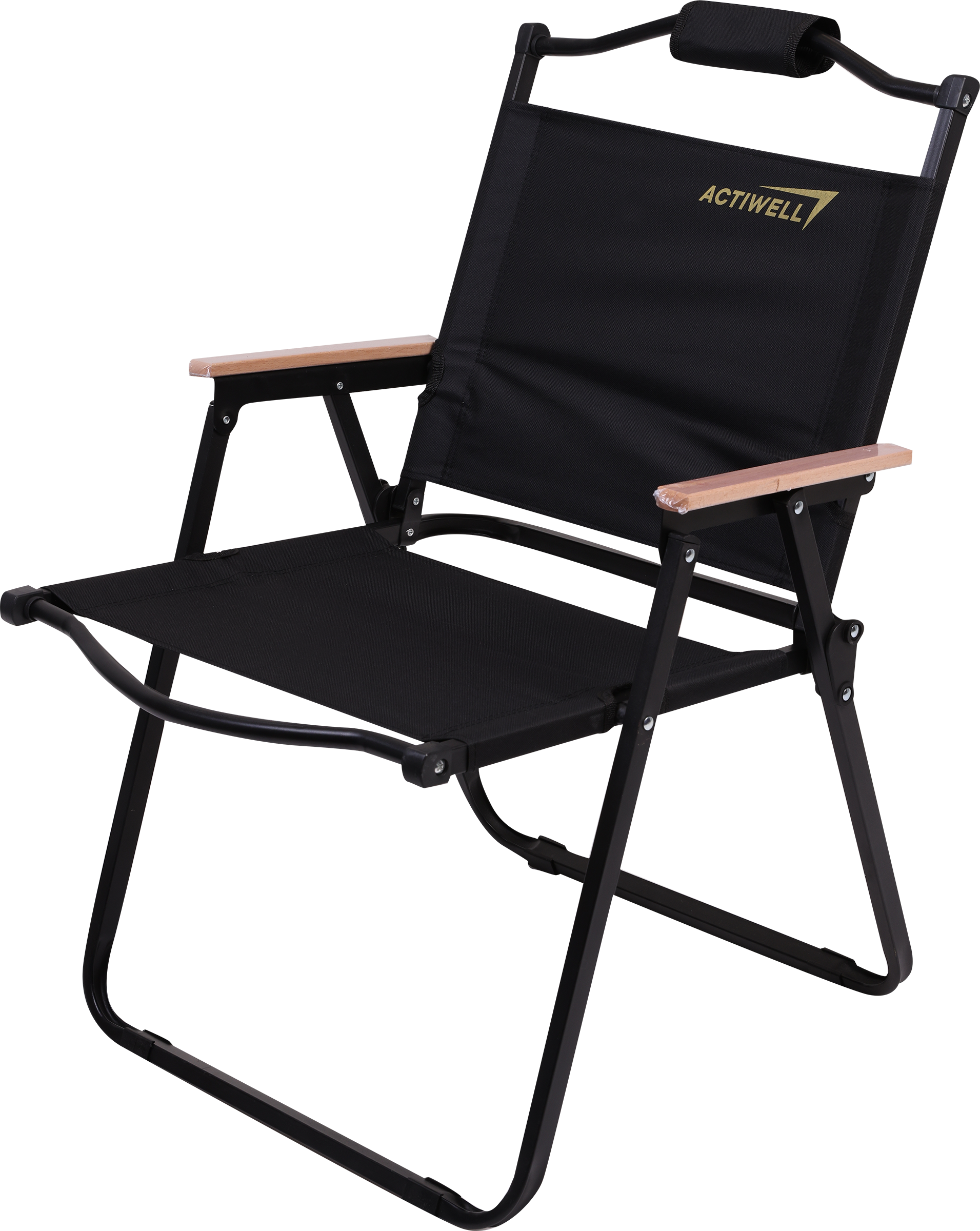 Изображение товара Кресло складное ACTIWELL с подлокотниками из дерева, Арт. HTK55