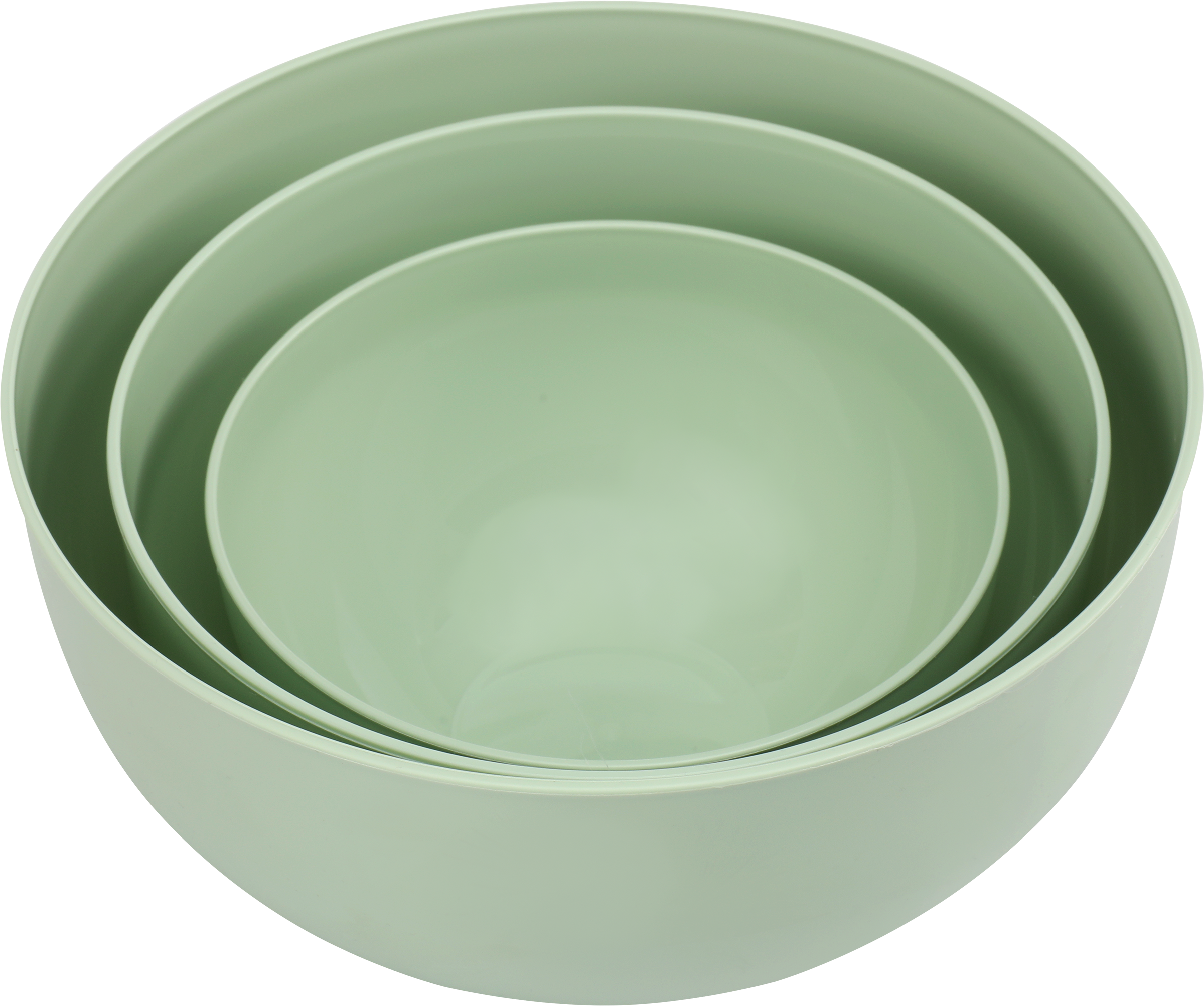 Изображение товара Набор HANPLAST салатницы с крышкой: 1.2л, 2.5л, 4л, 3шт