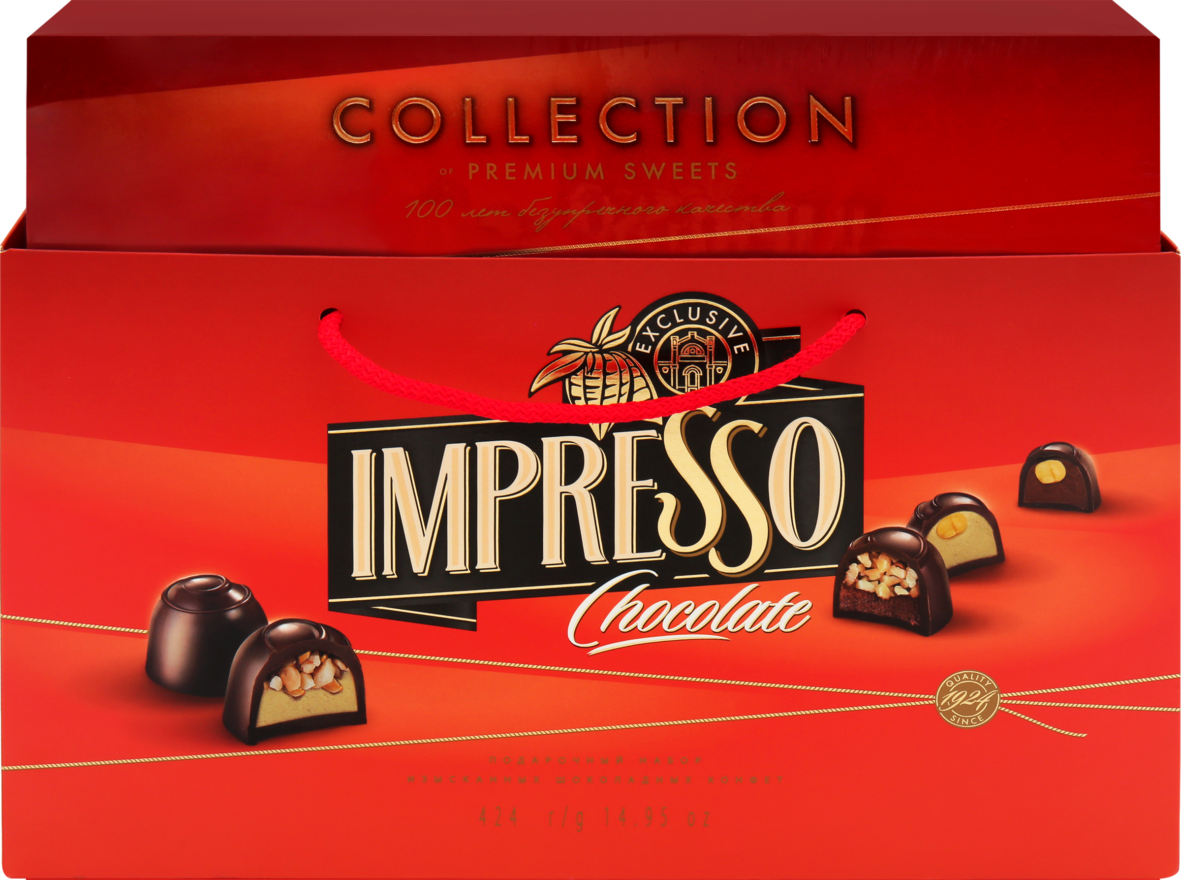Изображение товара Набор конфет IMPRESSO Премиум красный, 424г