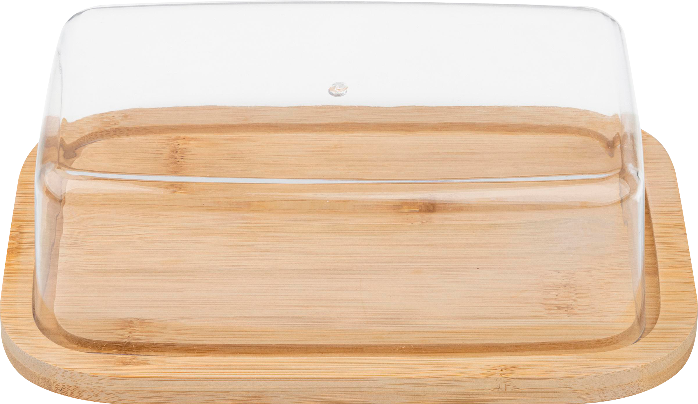 Изображение товара Масленка MALLONY из бамбука с крышкой из пластмассы Артикул 981059