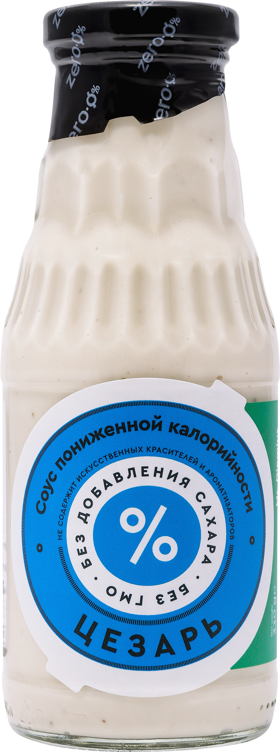 Изображение товара Соус на основе растительных масел MR.DJEMIUS ZERO Цезарь, с пониженной калорийностью, 330г