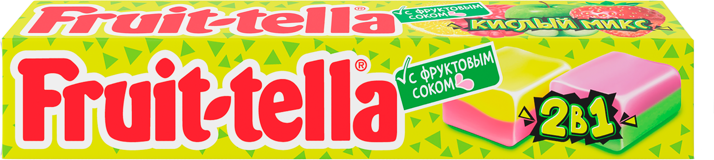 Изображение товара Конфета жевательная FRUIT-TELLA Кислый микс, 41г