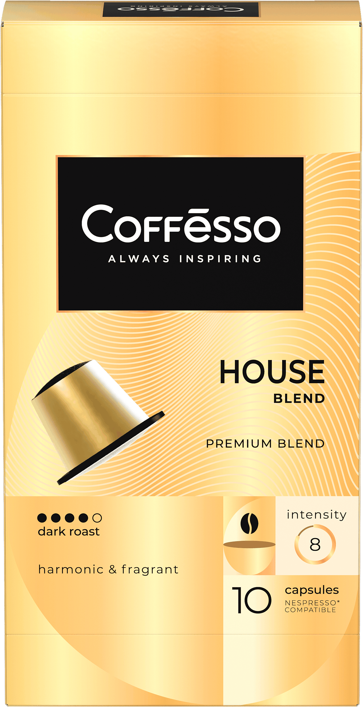Изображение товара Кофе капсульный COFFESSO House Blend, 10кап