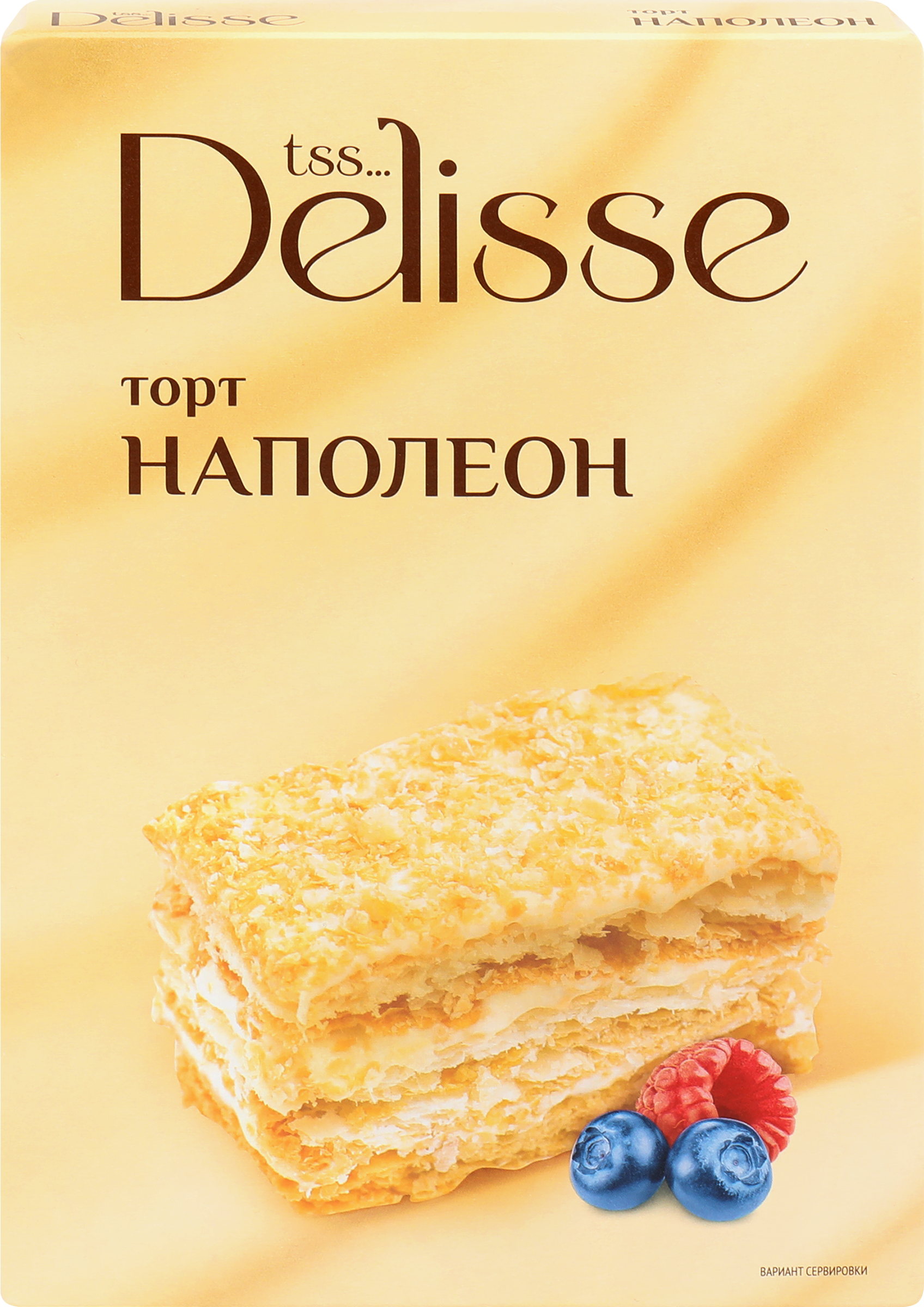 Изображение товара Торт DELISSE Наполеон, 340г