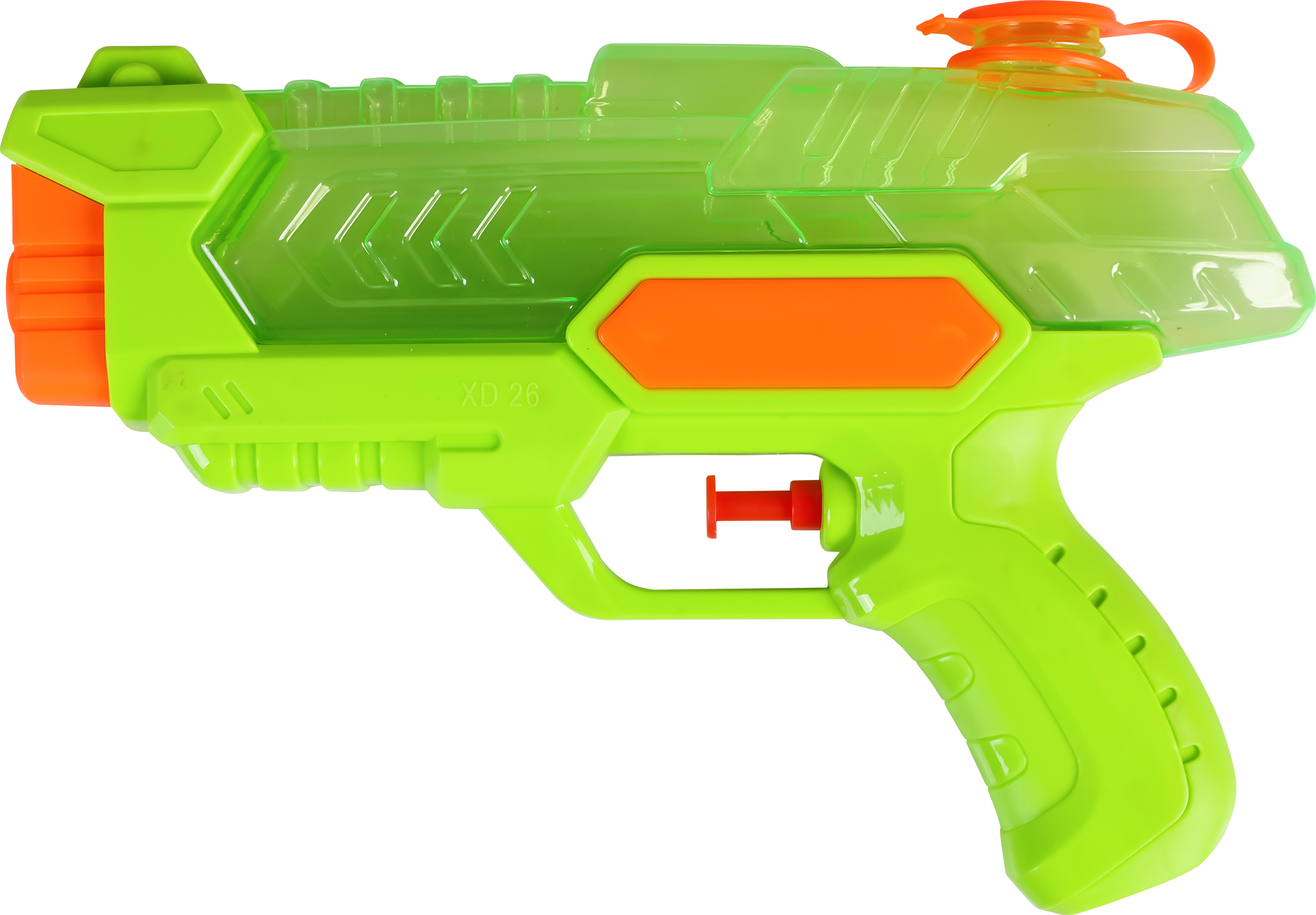 Изображение товара Водный пистолет BIGGA 21см WG000263 - яркая детская игрушка для купания Изображение товара Водный пистолет BIGGA 21см WG000263 - яркая детская игрушка для купания