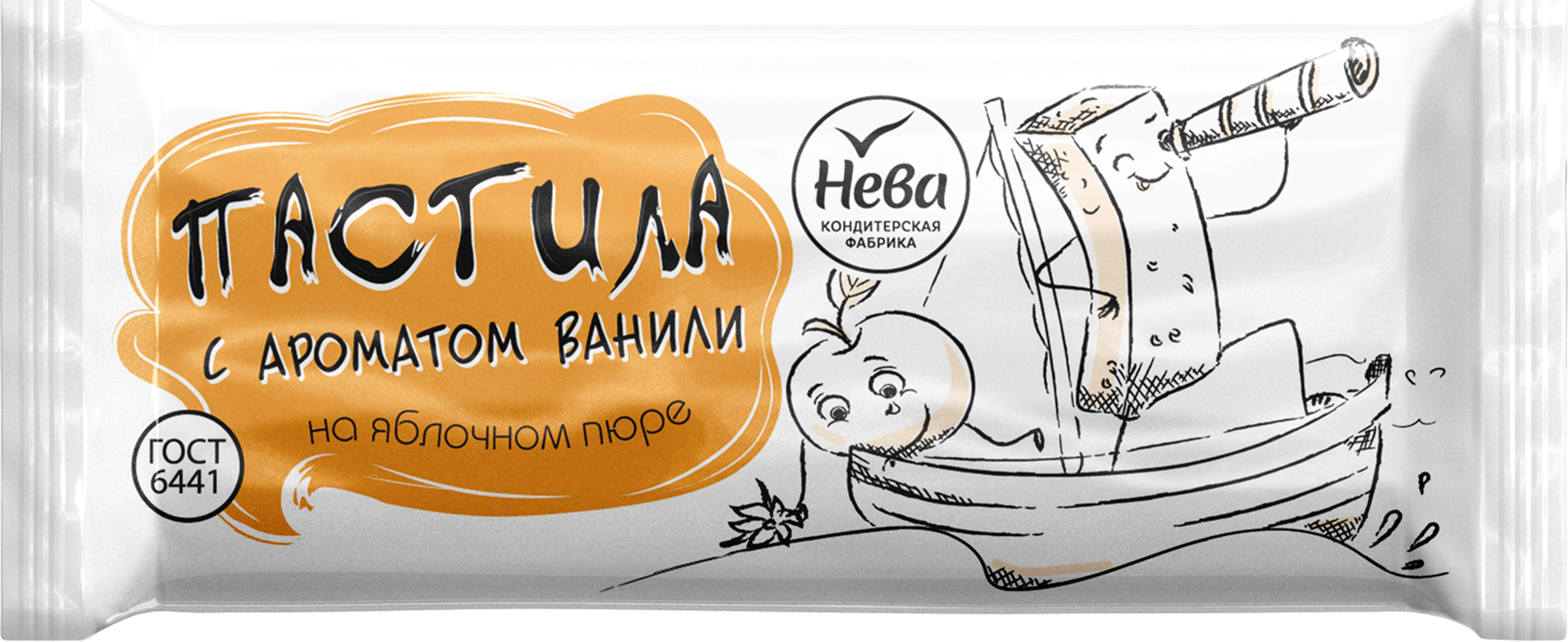 Изображение товара Пастила ЛЯНЕЖ с ароматом ванили, 25г