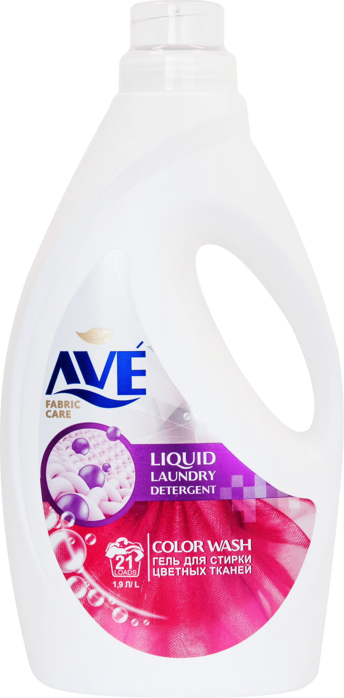 Изображение товара Жидкое средство для стирки цветных вещей AVE Colored Clothes 1,9л