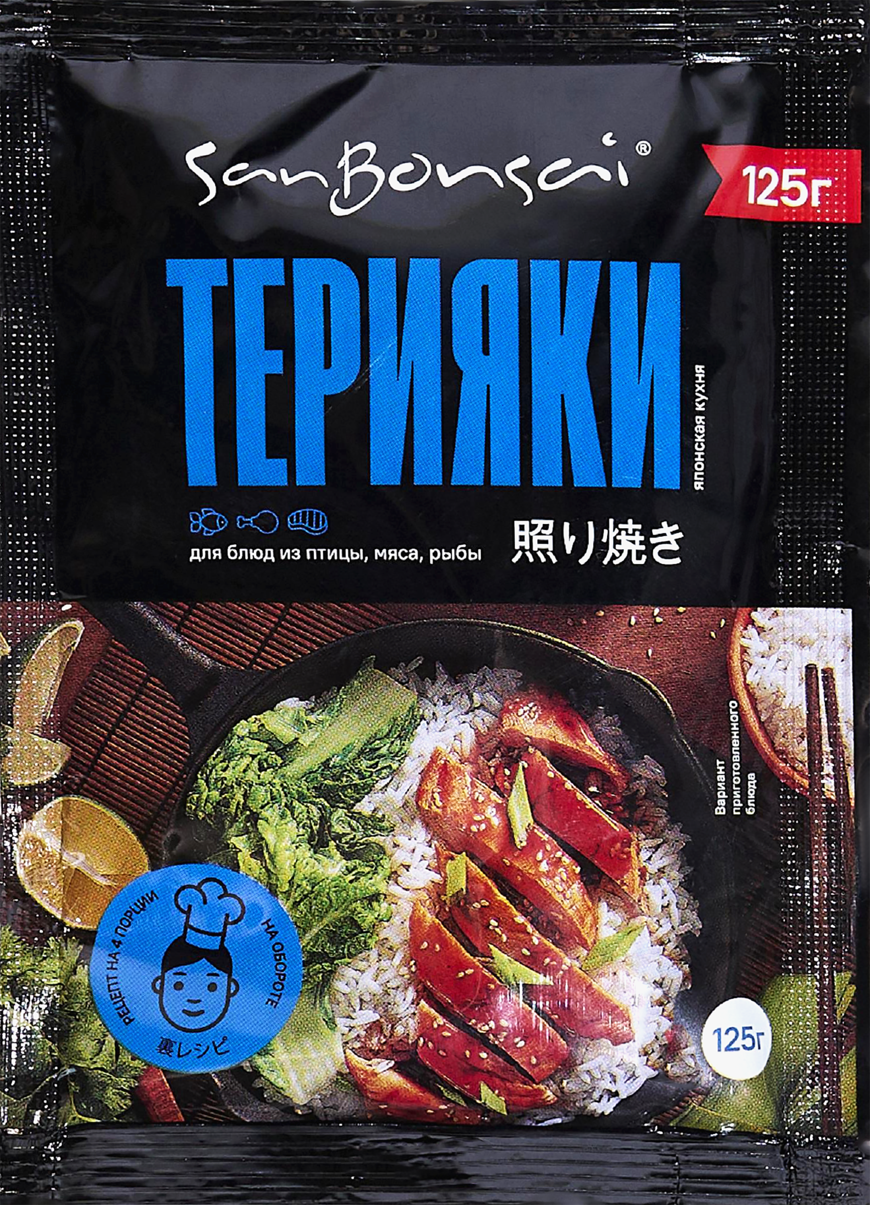 Изображение товара Соус соевый SANBONSAI Для приготовления Терияки, 125г