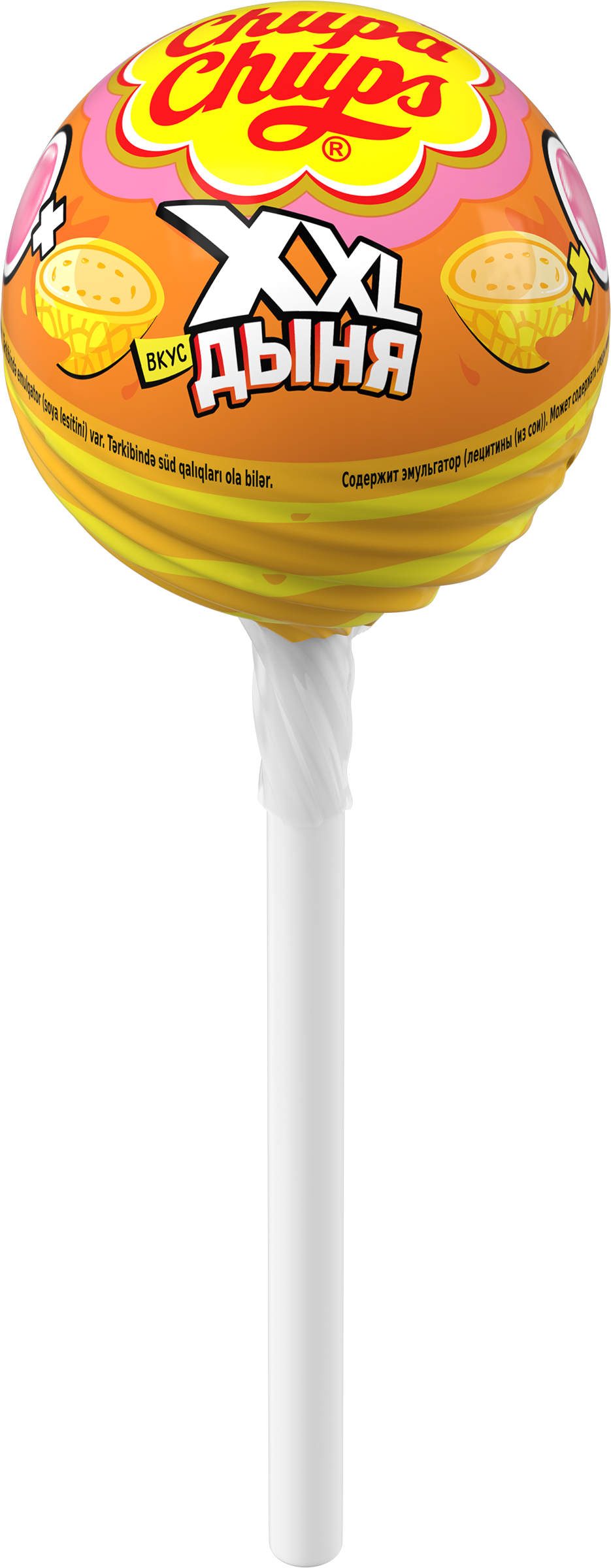 Изображение товара Карамель CHUPA CHUPS Арбуз и дыня, 29г