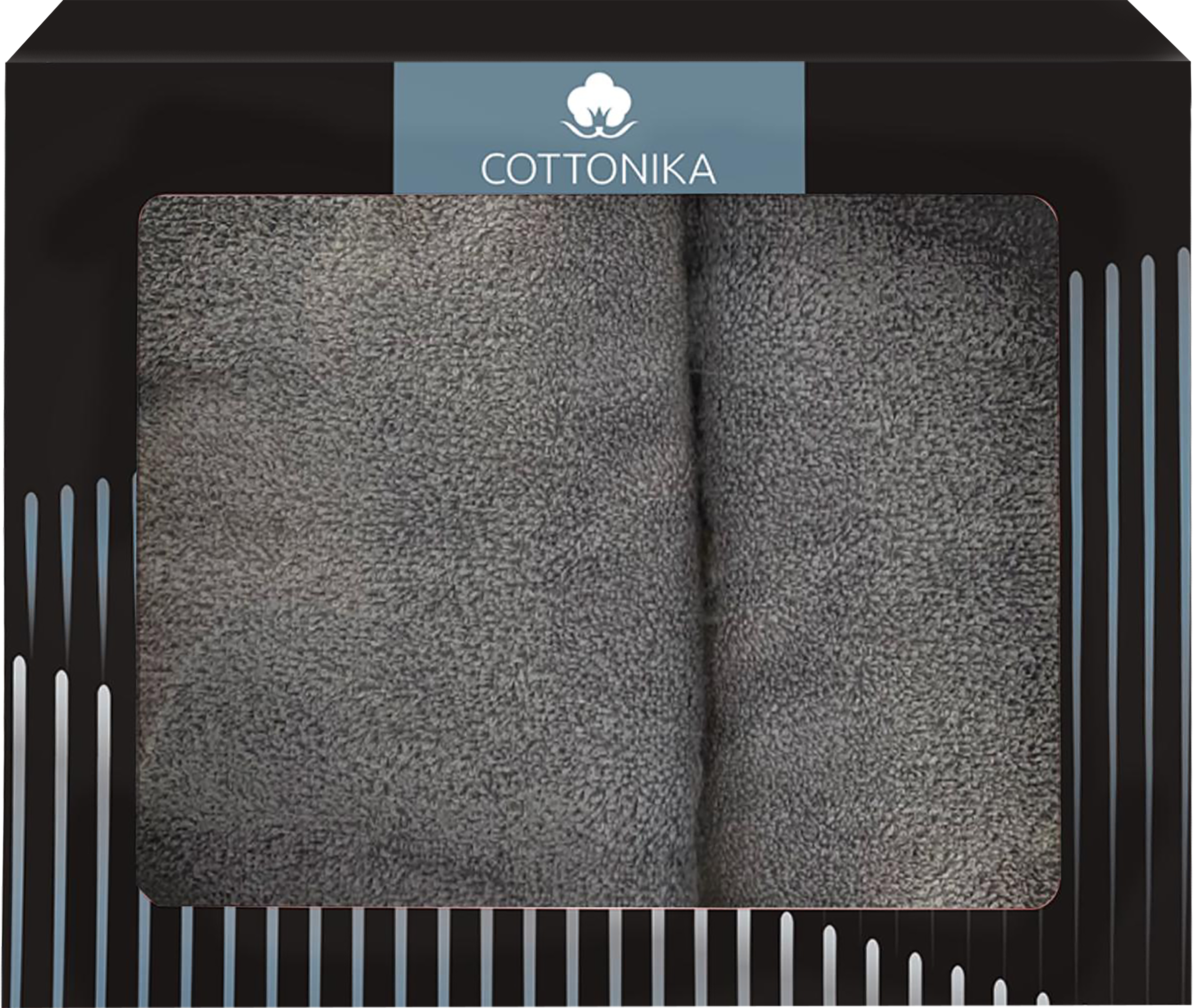 Изображение товара Набор махровых полотенец COTTONIKA Arctic 50х70см и 70х120см, Арт. НрArctic2, 2шт