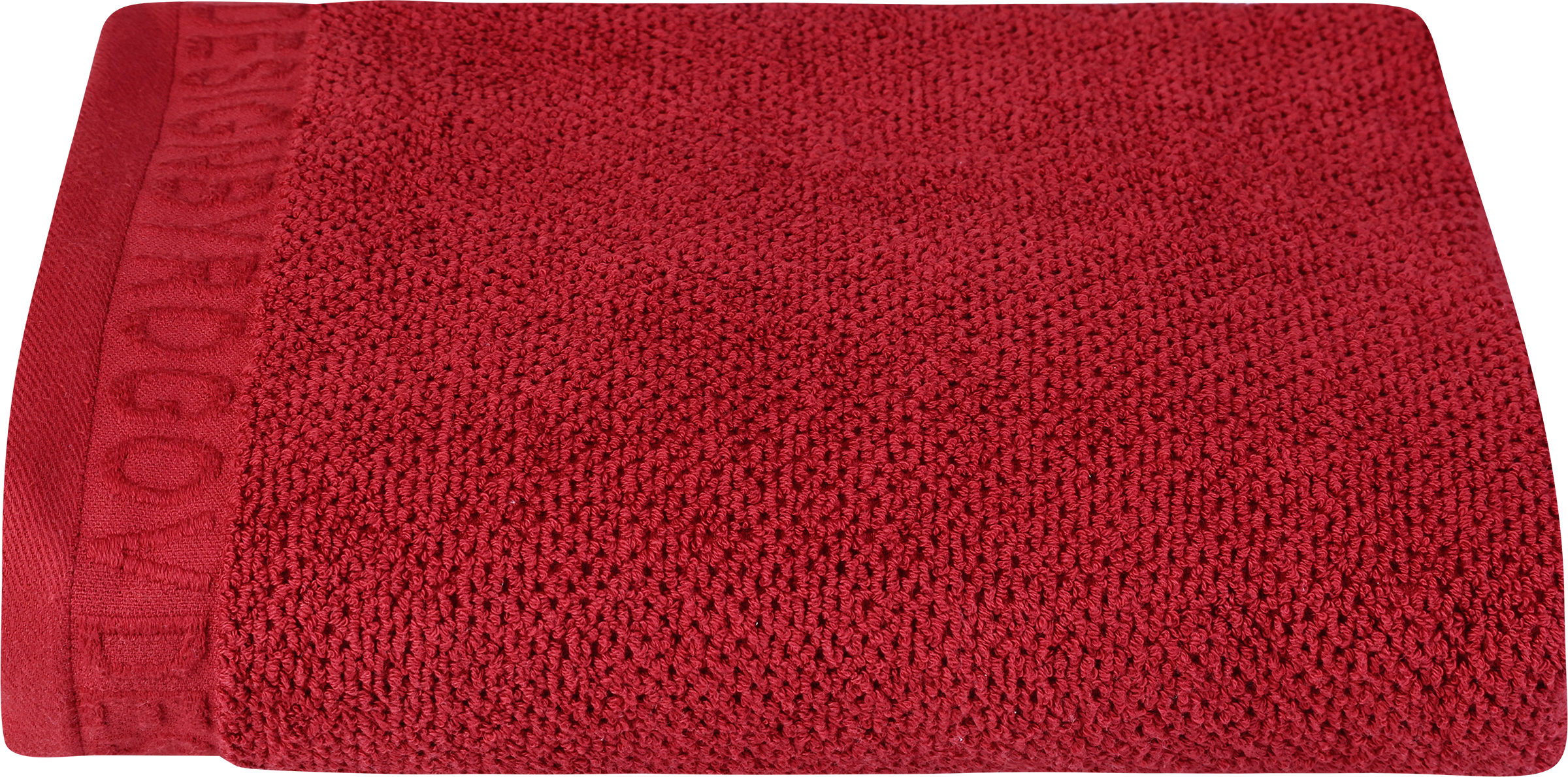 Изображение товара Махровое полотенце PLATINUM CHOICE 70х130см вишня из 100% хлопка