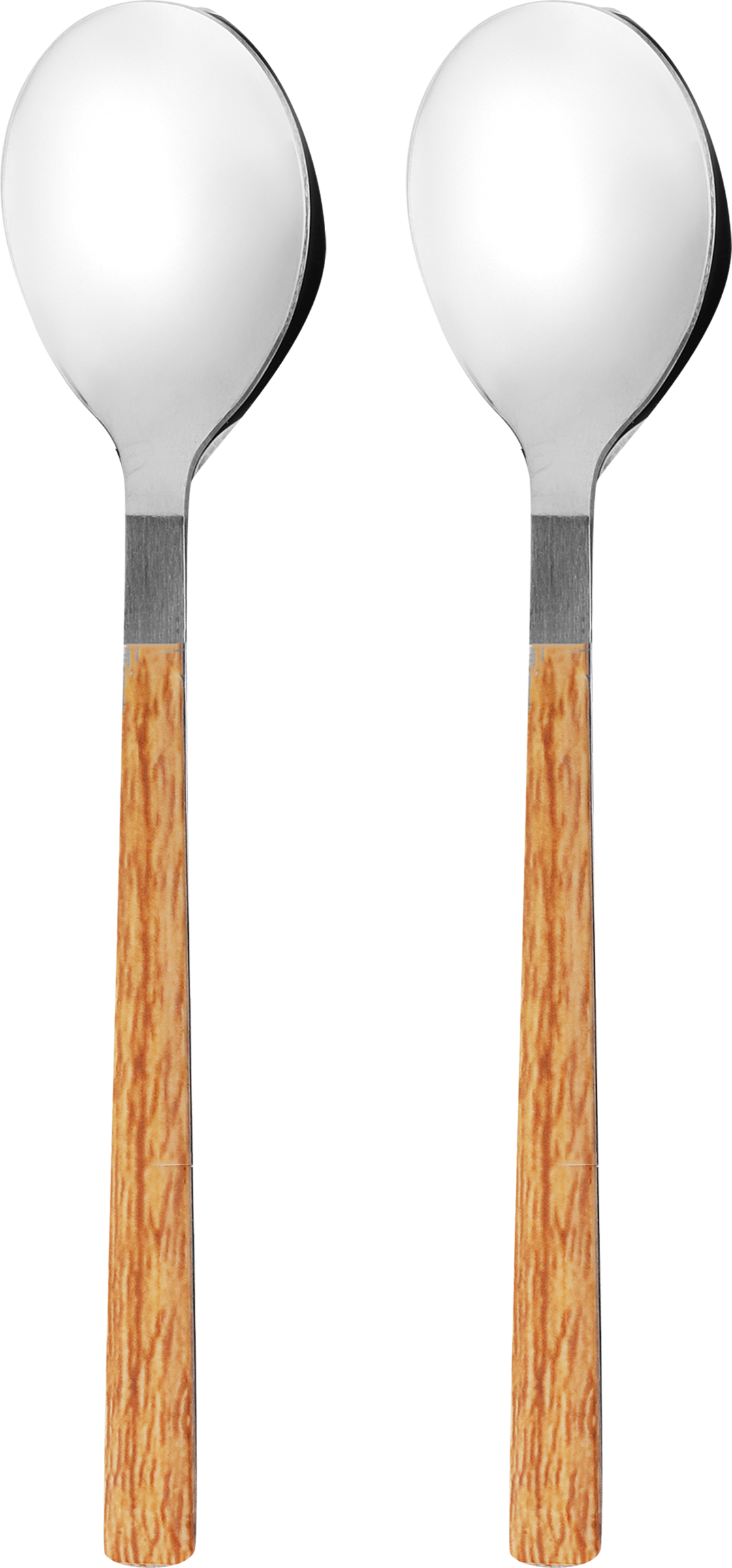 Изображение товара Набор чайных ложек HOMECLUB Wood из нержавеющей стали и пластика