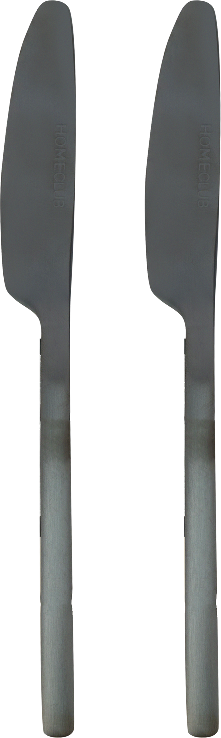 Изображение товара Набор ножей столовых HOMECLUB Matt Black из нержавеющей стали, 2 шт, Арт. SD-k1