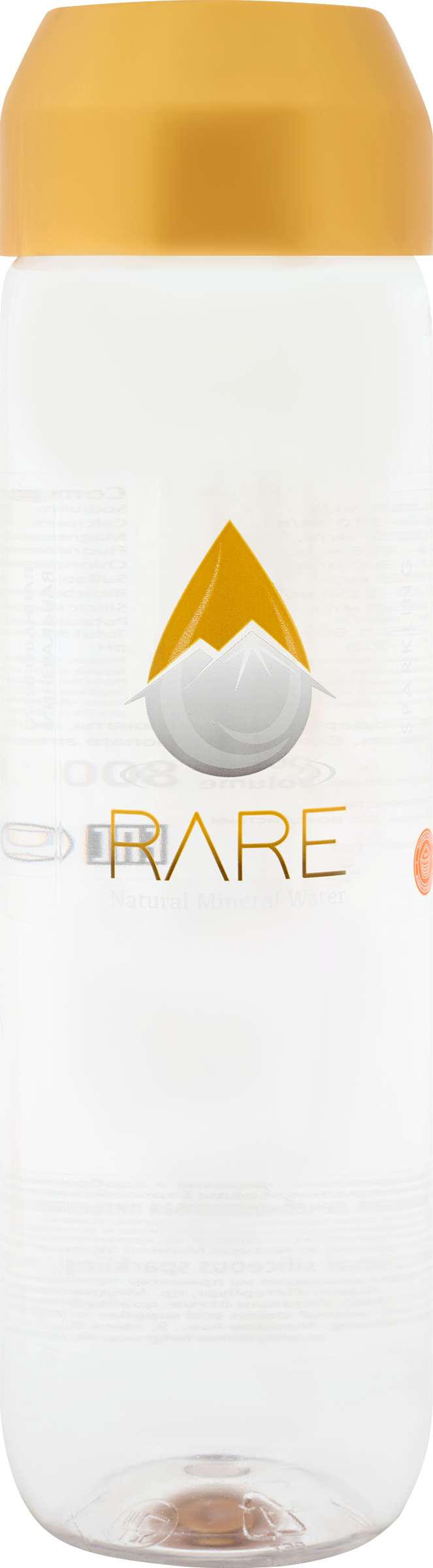 Изображение товара Вода минеральная RARE природная лечебно-столовая кремнистая газированная, 0.8л