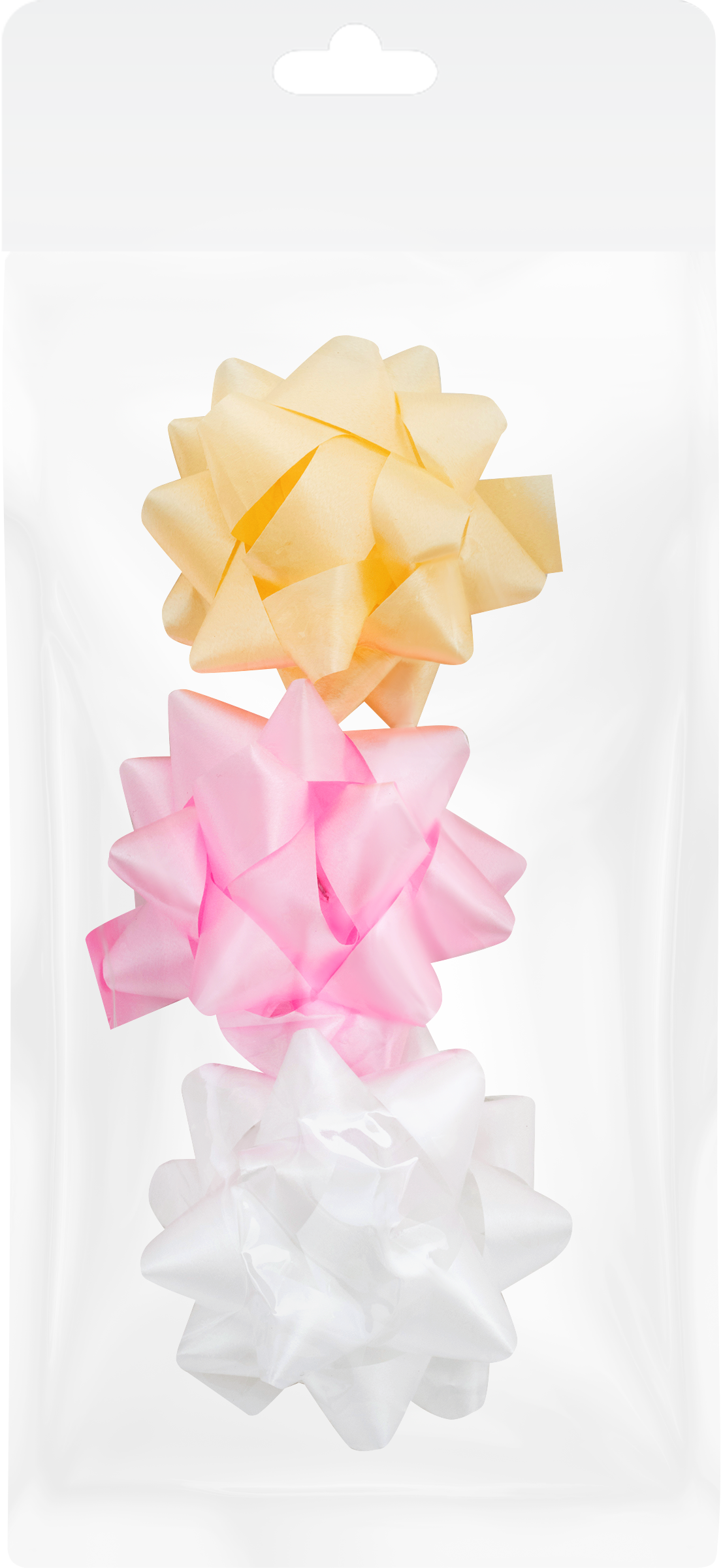 Изображение товара Декоративный бант ПАКЕТИКО Арт. З65ММ3 3шт для украшения подарков