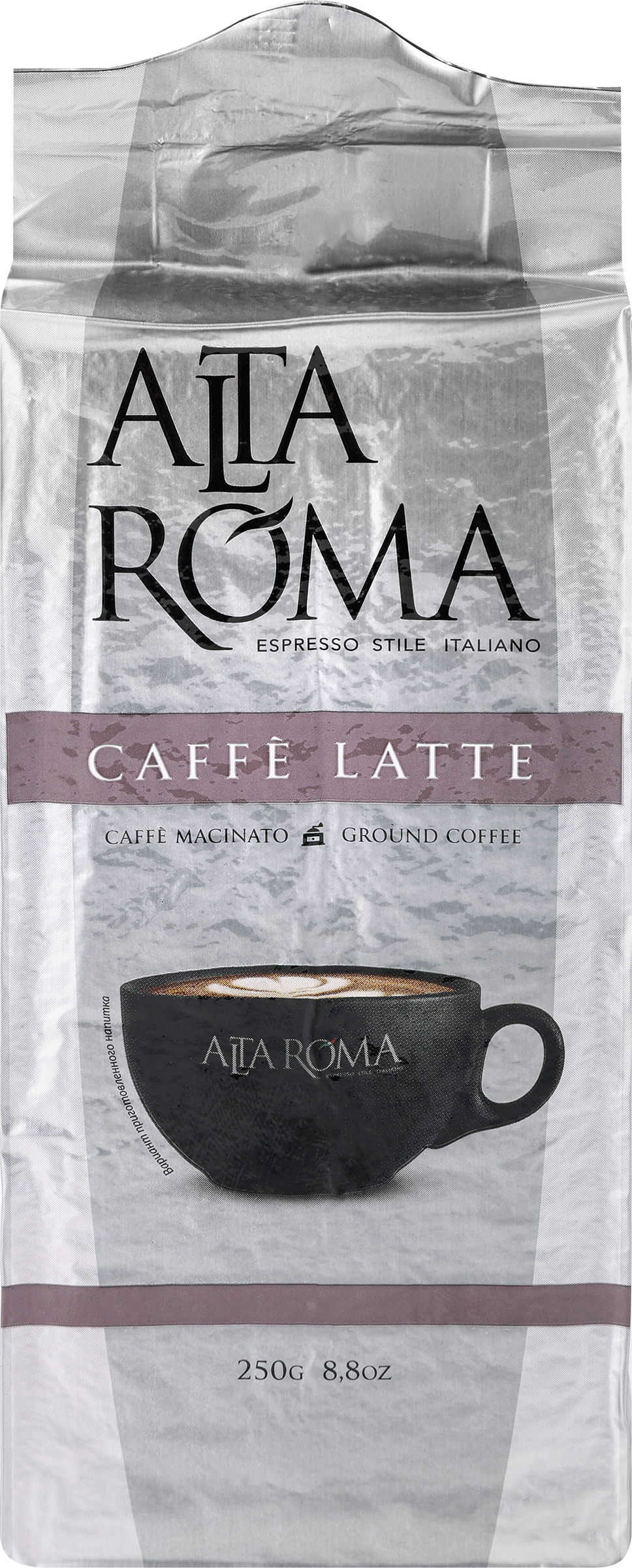 Изображение товара Кофе молотый ALTA ROMA Caffe Latte, 250г