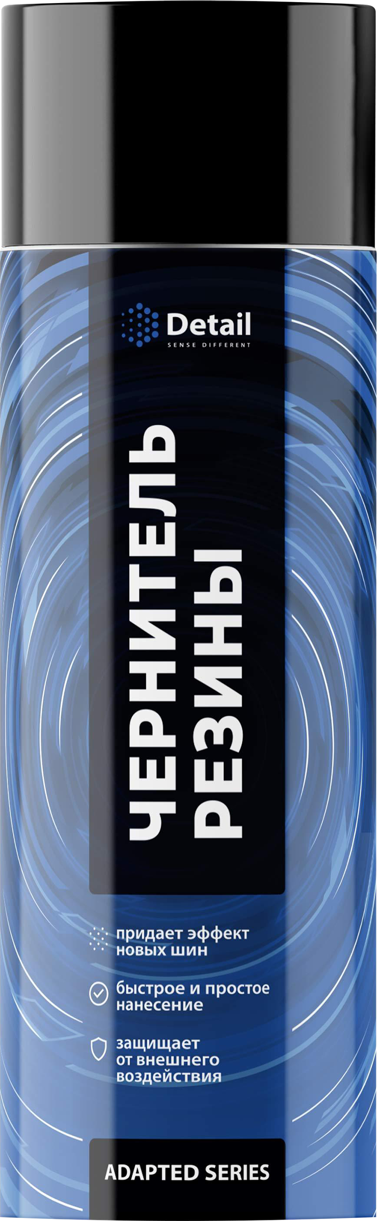 Изображение товара Чернитель резины DETAIL Tire Adapted Series 520мл для шин и резиновых деталей