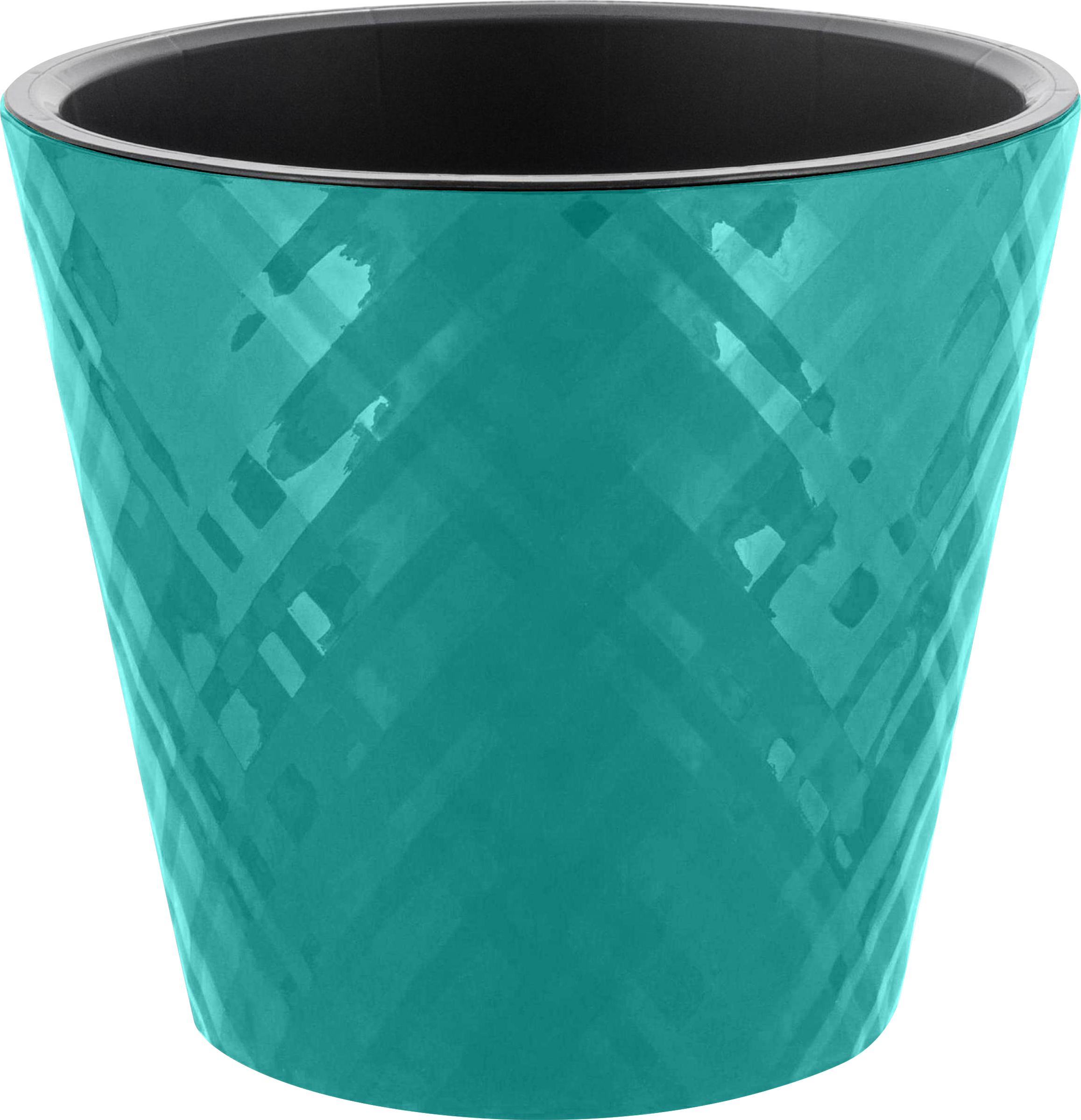 Изображение товара Горшок для растений c дренажной вставкой INGREEN Manhattan 1,6л d=16см, Арт. IG6701МИКС-Л