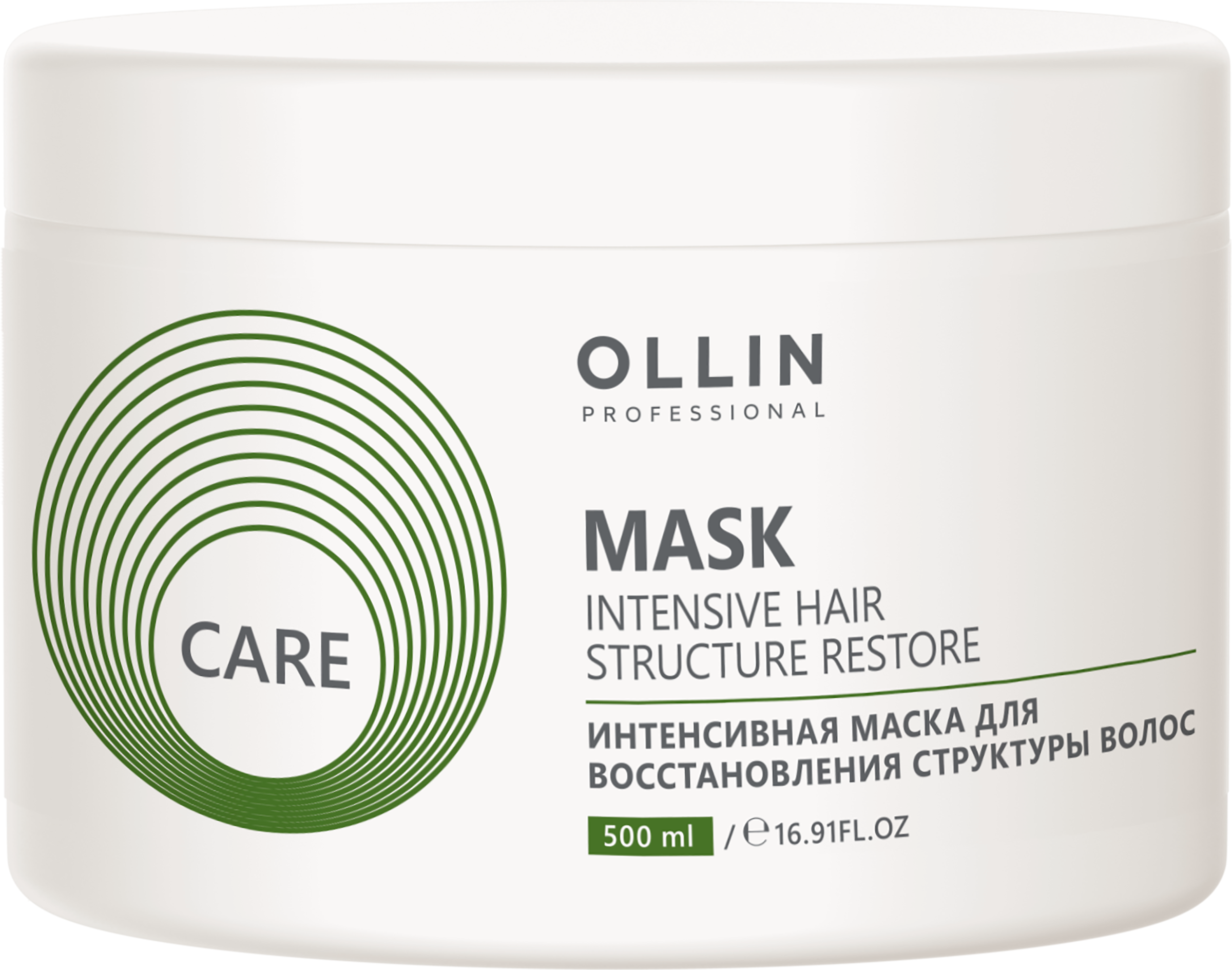 Изображение товара Маска для волос OLLIN Care интенсивная восстановление 500мл