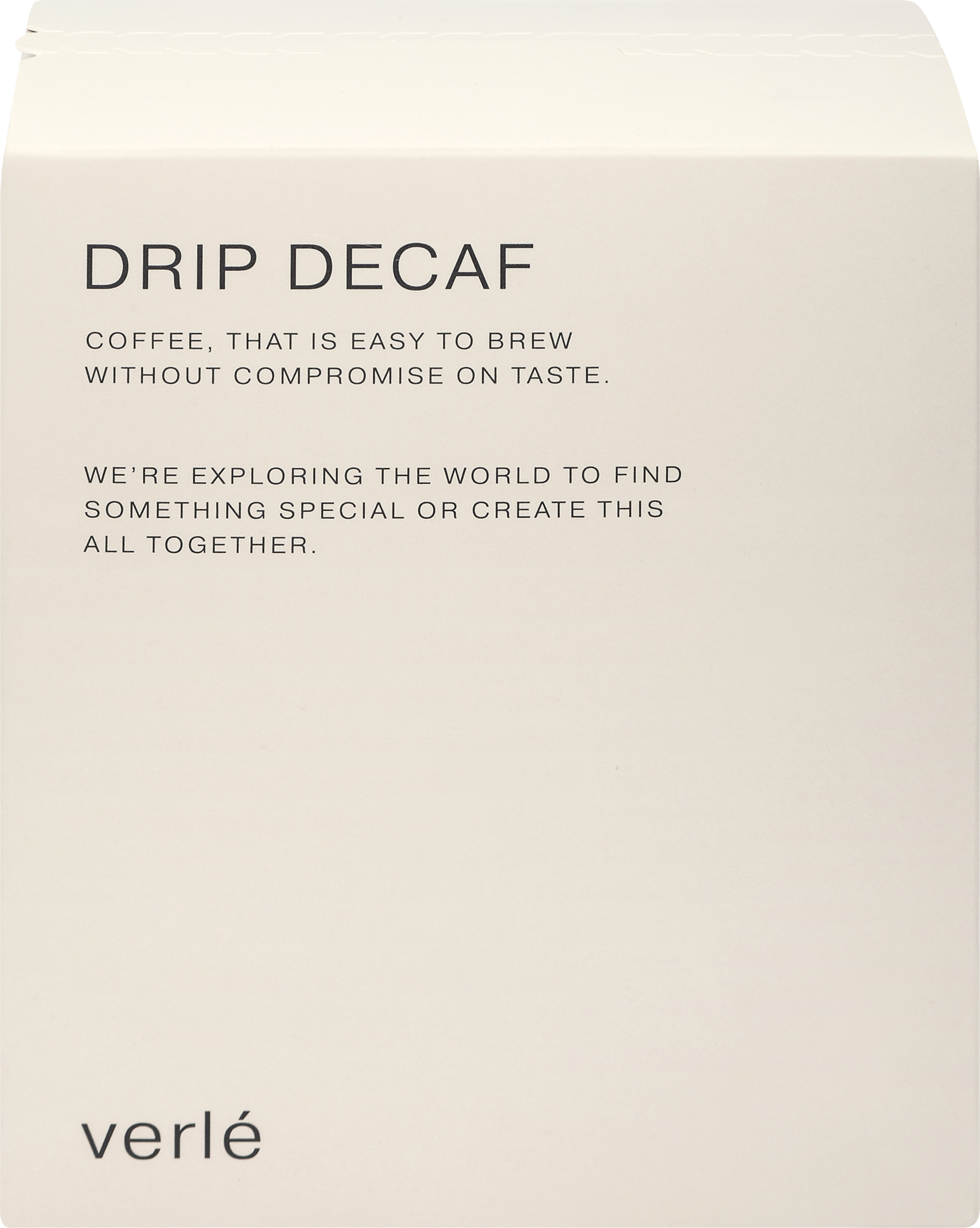 Изображение товара Кофе молотый VERLE Decaf Drip Box натуральный, 66г