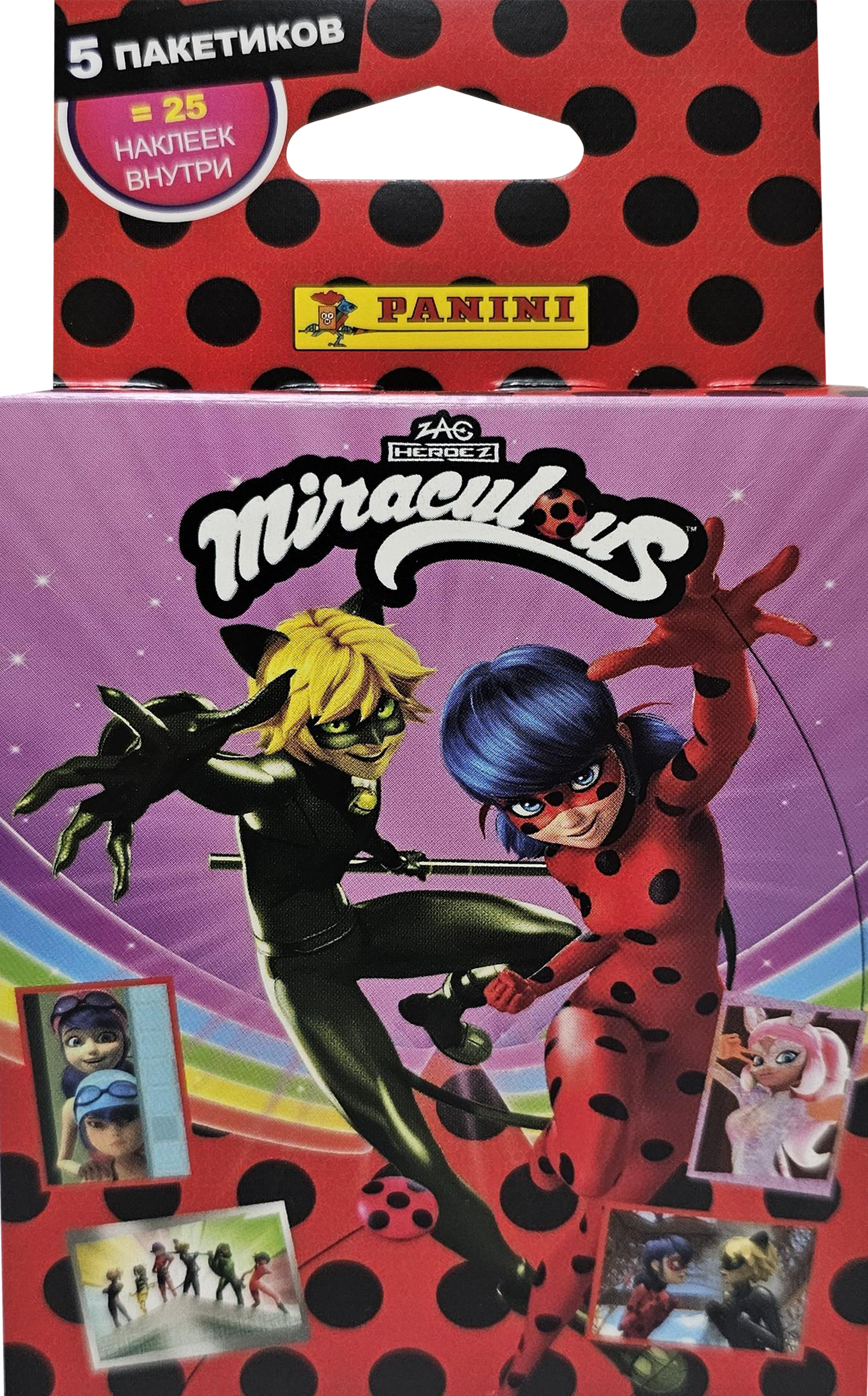 Изображение товара Блистер PANINI Ladybug Хранитель Талисманов с наклейками А6 для коллекционеров