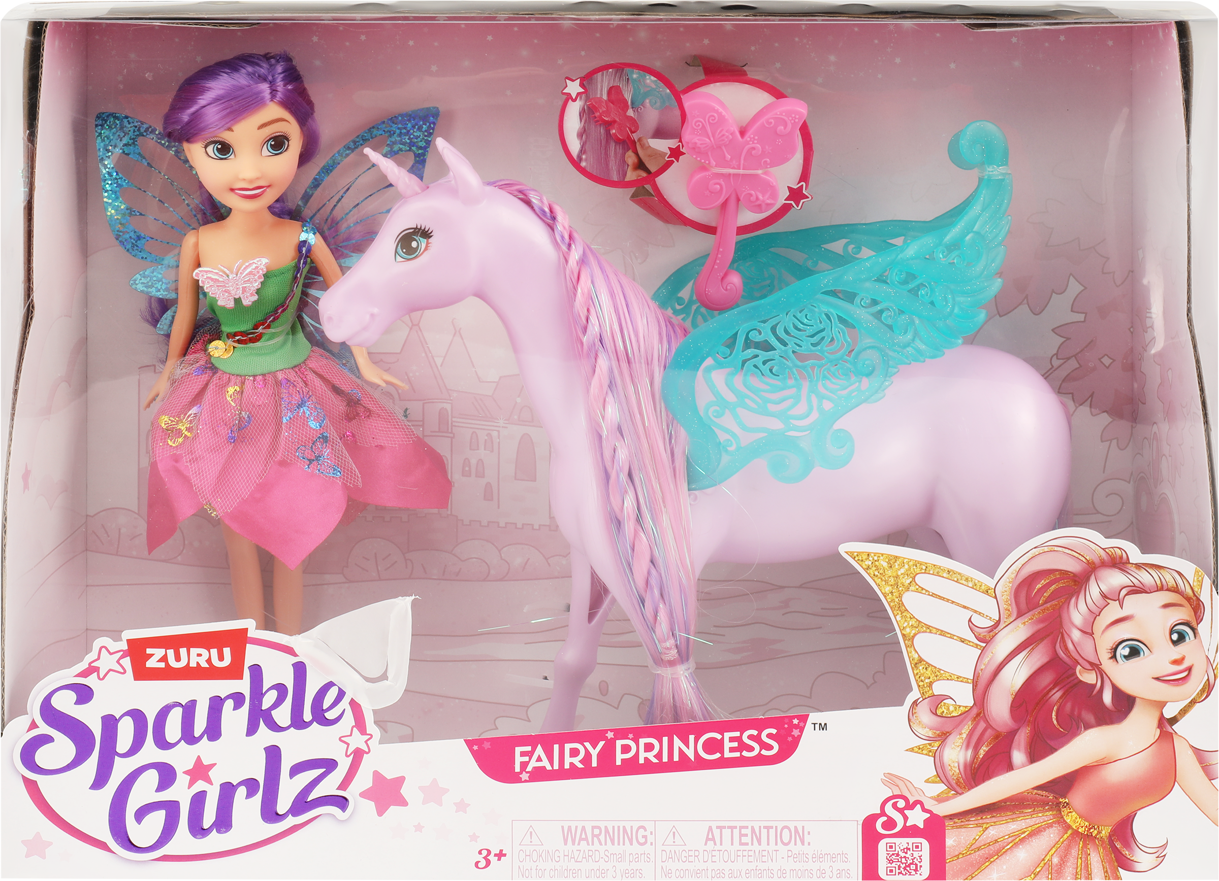 Изображение товара Набор игровой SPARKLE GIRLZ Кукла-фея с единорогом, Арт. 100413