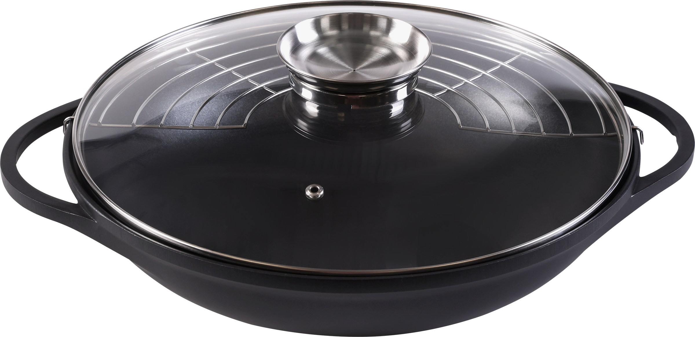 Изображение товара Казан-вок PLATINUM CHOICE с решеткой 32см алюминий для всех типов плит