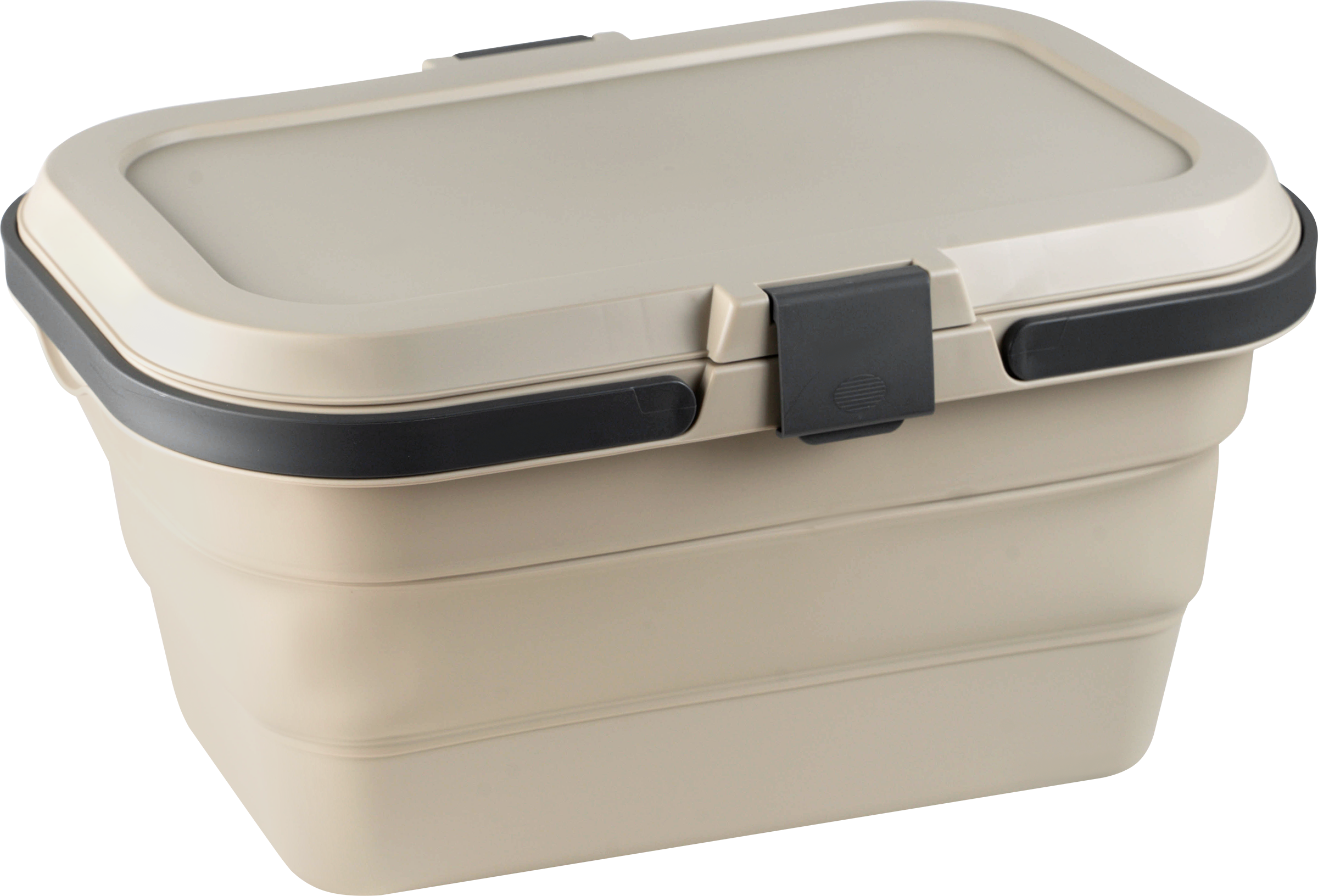 Изображение товара Корзина для пикника IDEA Флекс, складная, 16л, латте, Арт М 1239