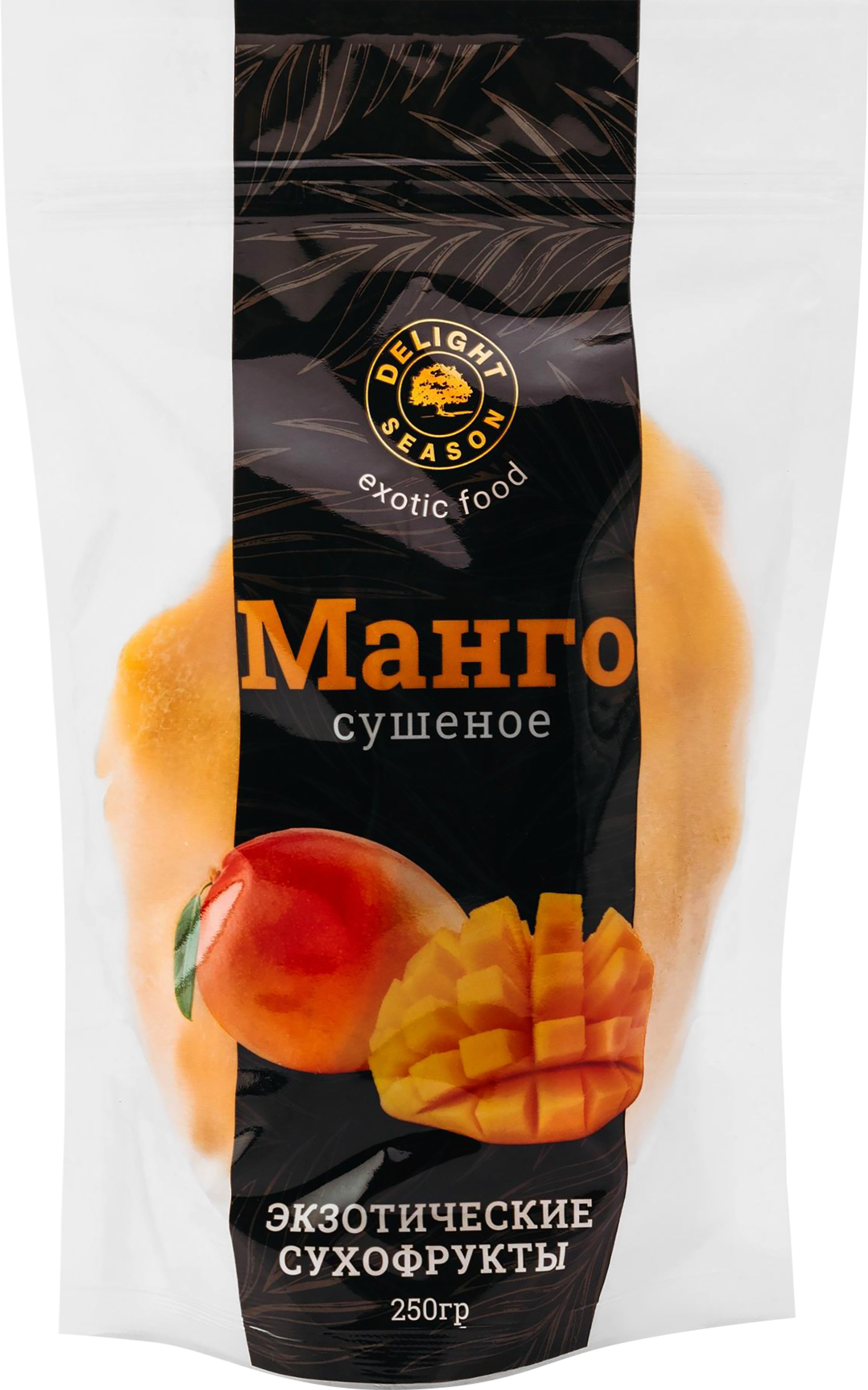 Изображение товара Манго сушеное DELIGHT SEASON Exotic 250г - натуральный перекус