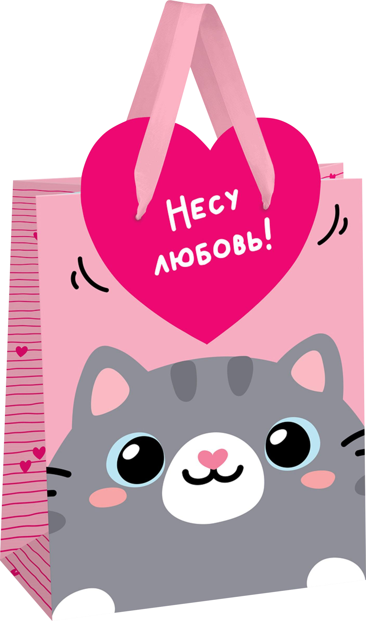 Изображение товара Пакет подарочный MESHU You are special белый крафт, выборочное лакирование, 26х32х12см