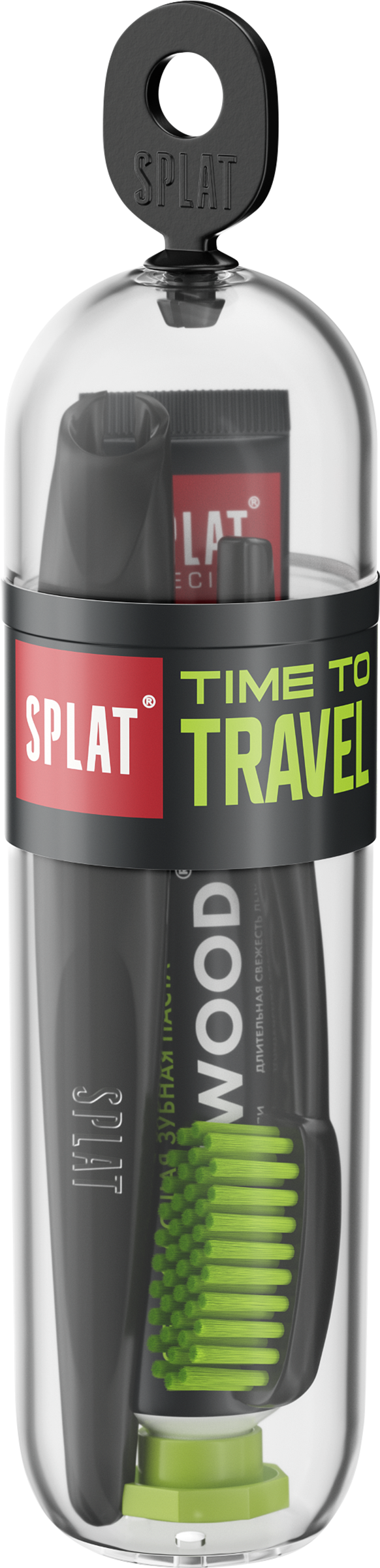 Изображение товара Набор дорожный SPLAT Зубная паста Blackwood, 25г и зубная щетка Travel Medium