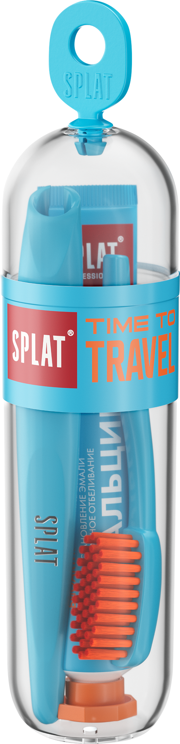 Изображение товара Набор дорожный SPLAT Зубная паста Биокальций, 25г и зубная щетка Travel Medium