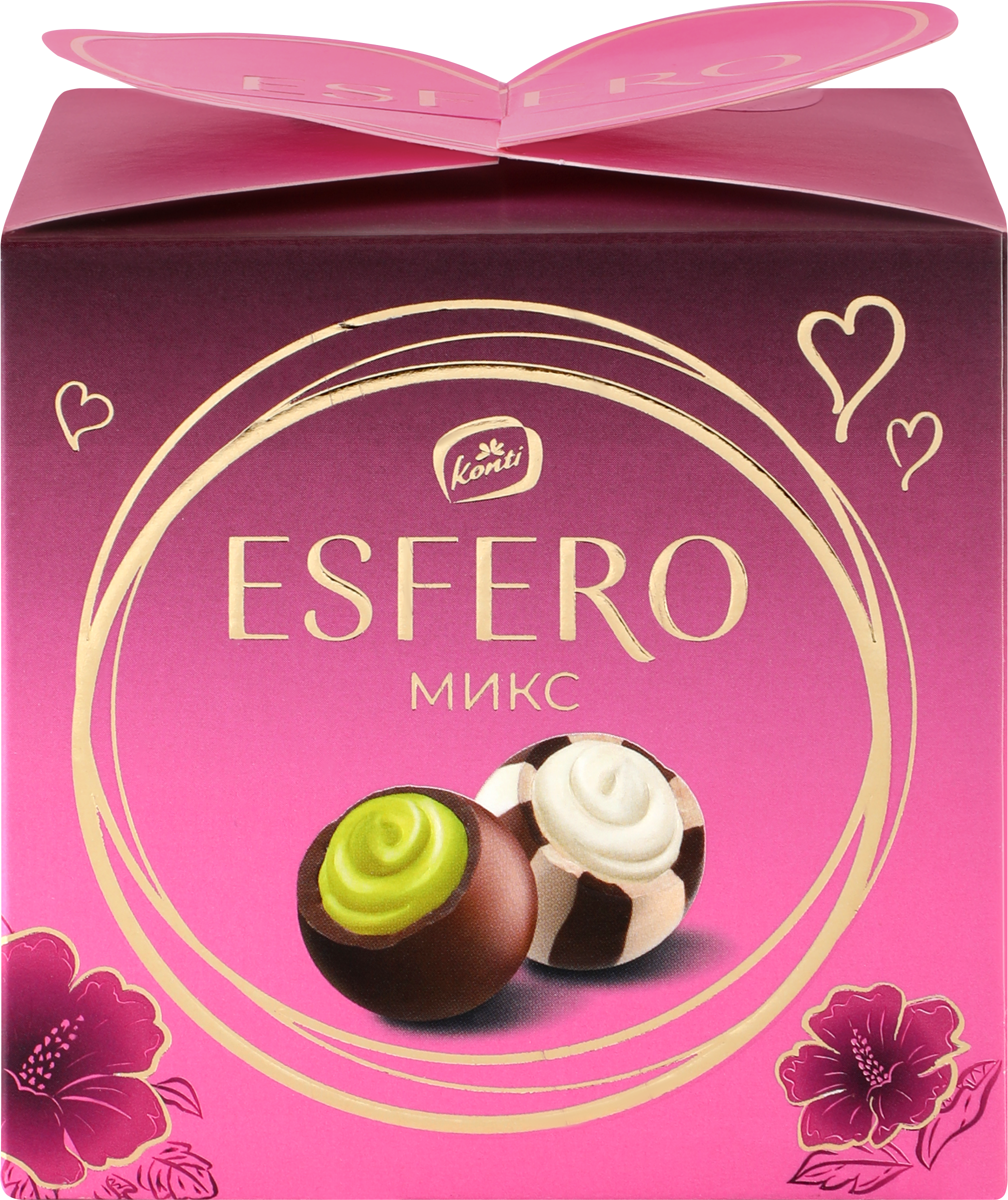 Изображение товара Конфеты ESFERO Микс весна 151г с орехами кешью шоколадные сладости