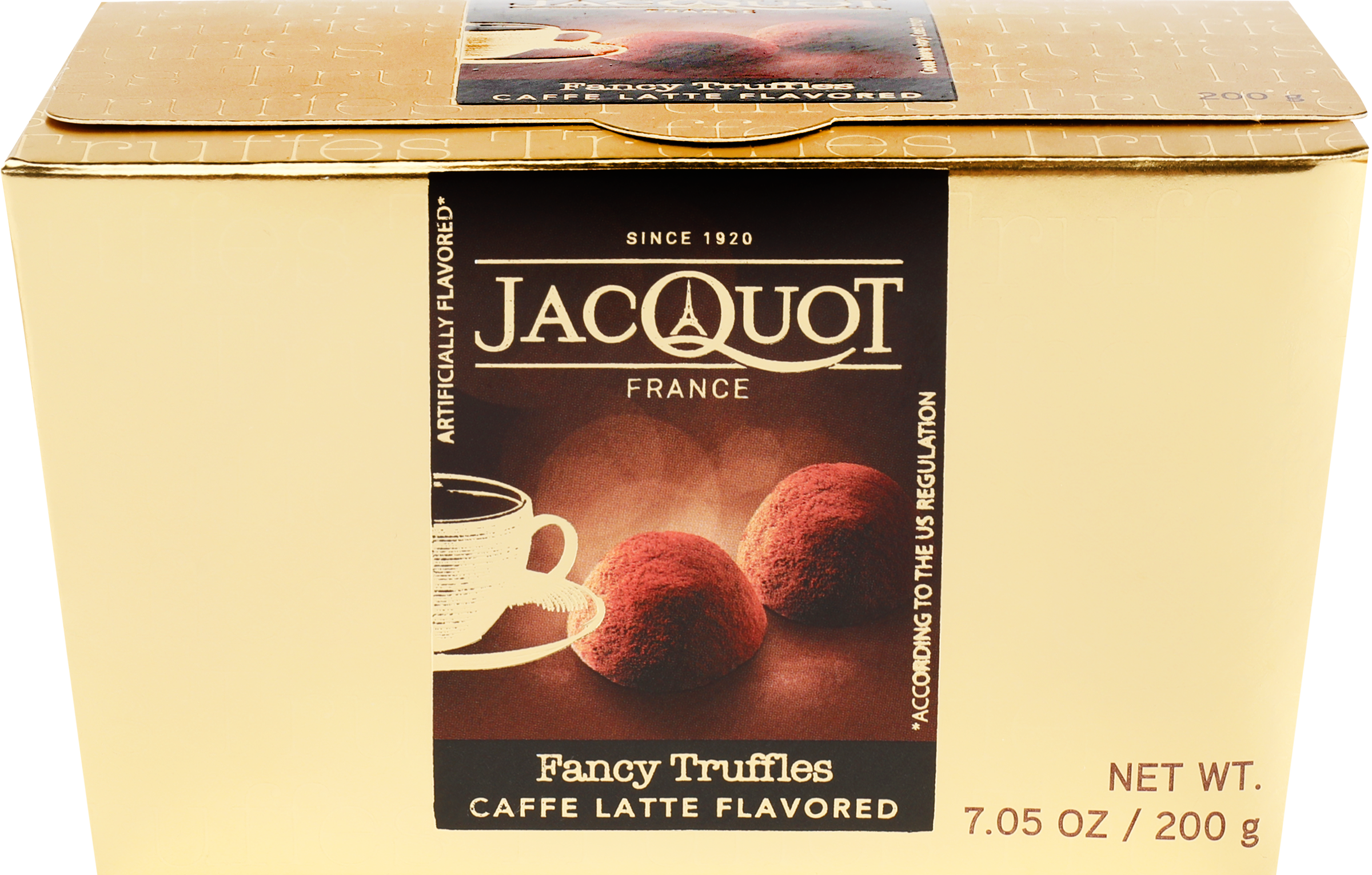 Изображение товара Конфеты JACQUOT Шоколадные трюфели Фантазия кофе латте 200г
