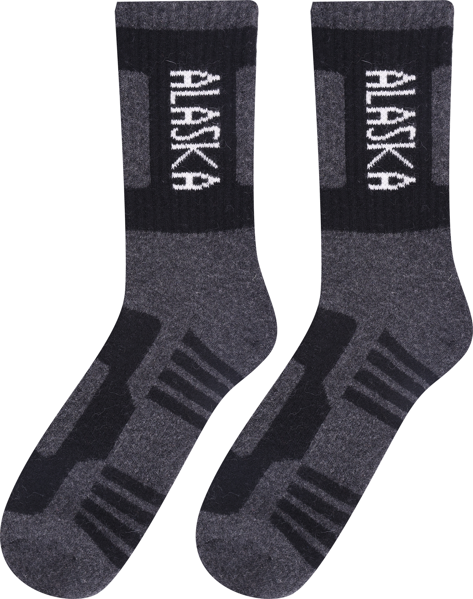 Изображение товара Женские носки INWIN темно-серый меланж, тепло и комфорт, Арт AW25216-01