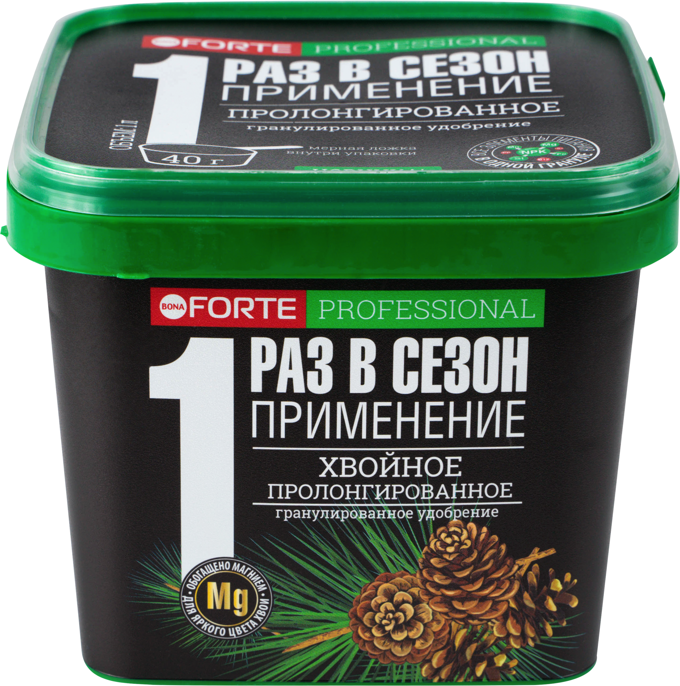 Изображение товара Удобрение для хвойных BONA FORTE с кремнием 1л для здорового роста и укрепления