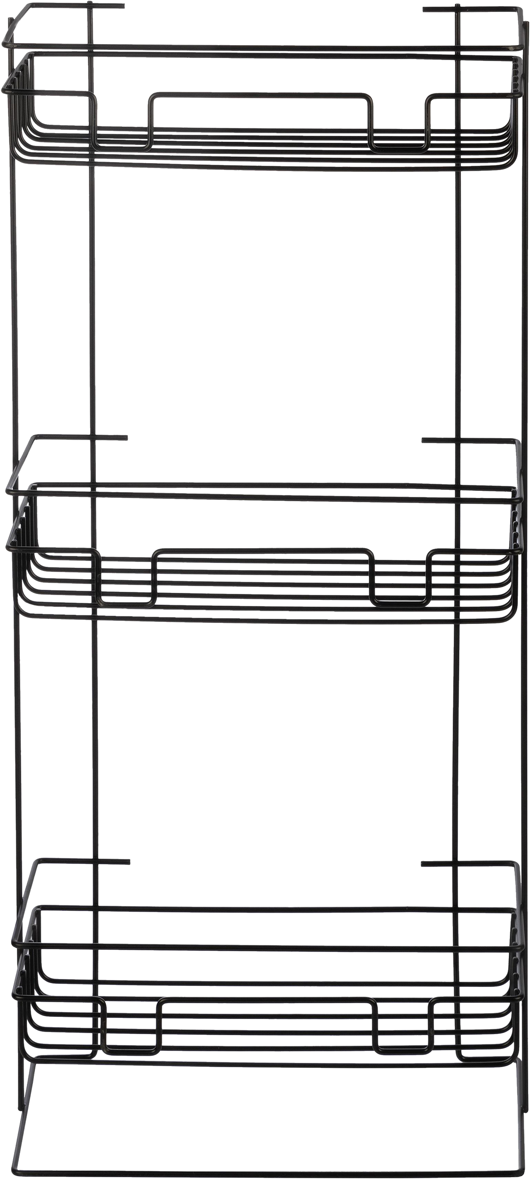 Изображение товара Полка напольная или настенная РЫЖИЙ КОТ Scaffali 29,5x12,5x66см 3 яруса монтаж мск