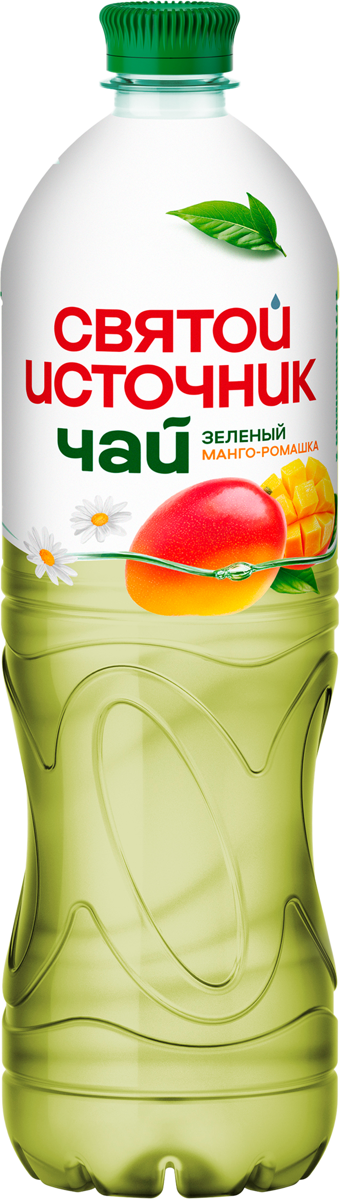 Изображение товара Напиток СВЯТОЙ ИСТОЧНИК Зеленый чай с Манго и ромашкой 1л