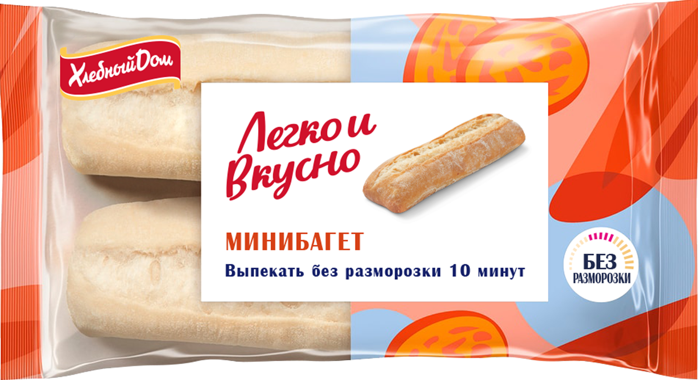 Изображение товара Минибагет ХЛЕБНЫЙ ДОМ Барра, 220г