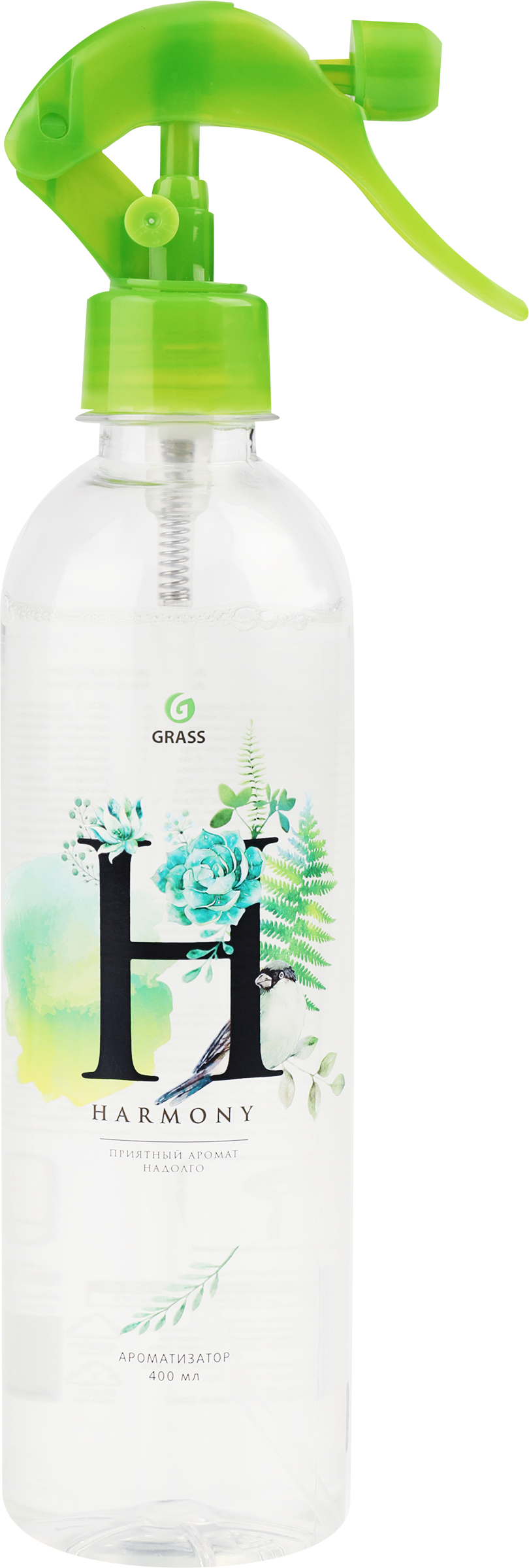 Изображение товара Освежитель воздуха GRASS Harmony 400мл, аромат луговых цветов, безопасность