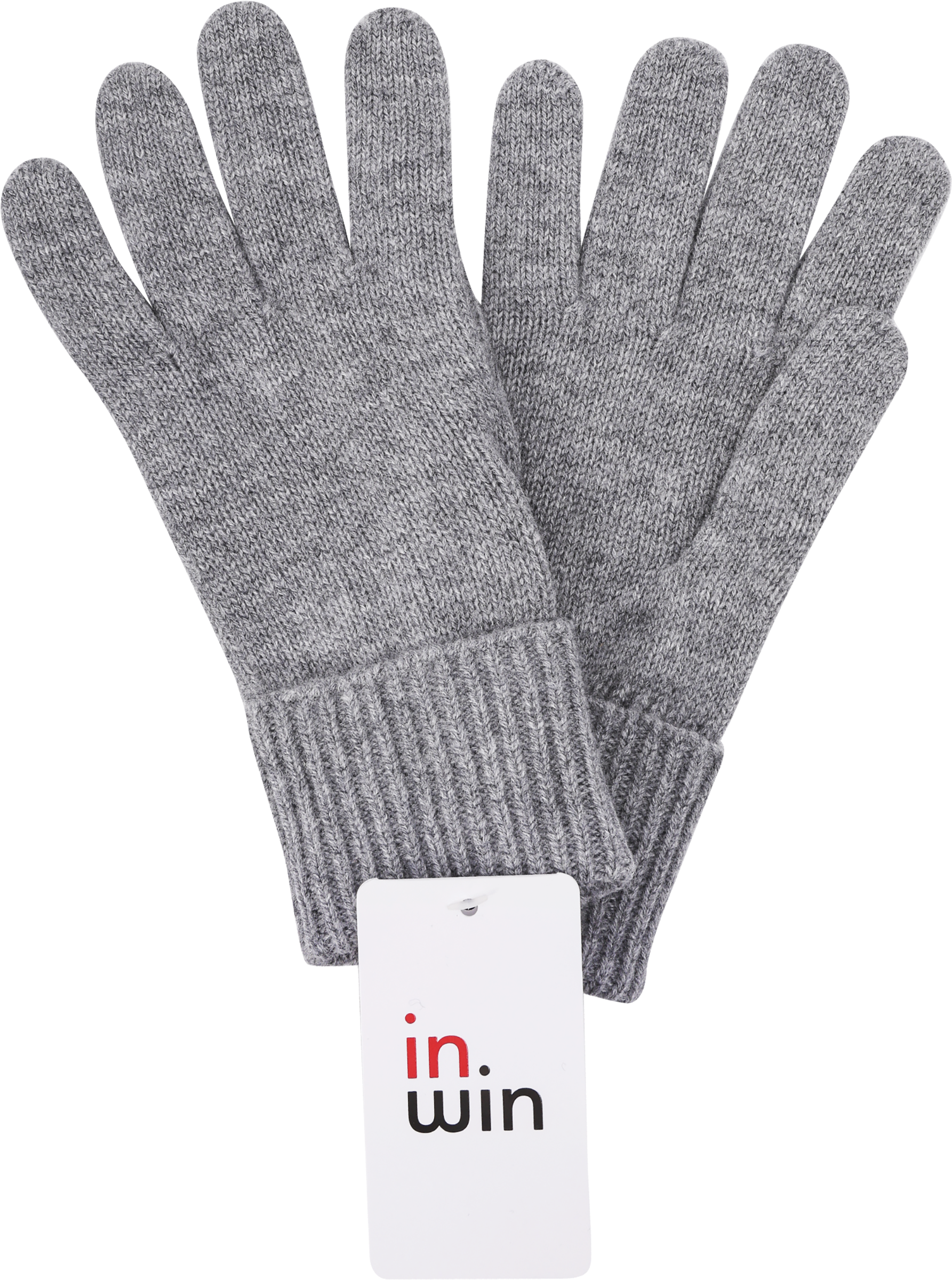 Изображение товара Перчатки INWIN светло-серого цвета из шерсти мериноса для зимы UNIVERSEAL
