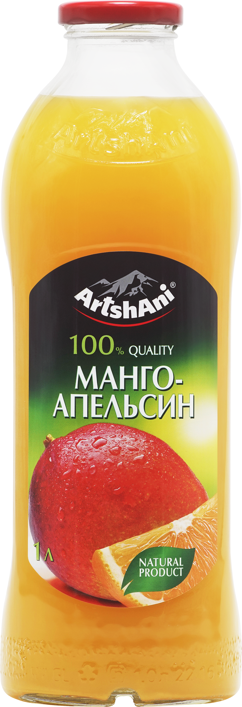 Изображение товара Нектар ARTSHANI Манго-апельсиновый, 1л