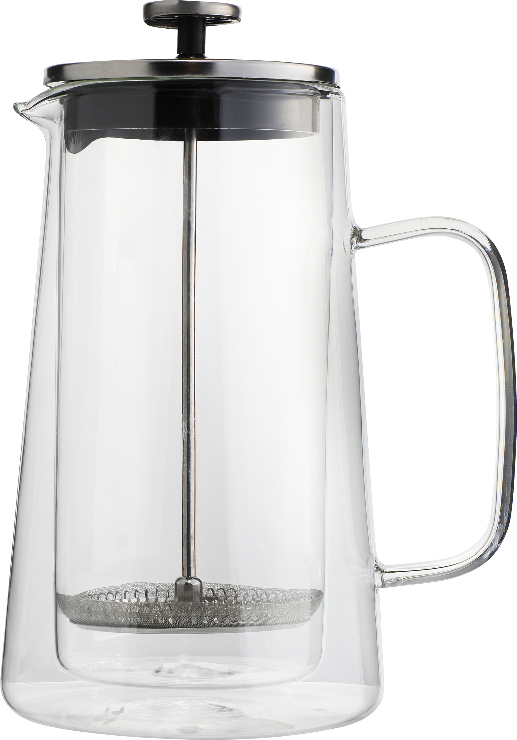 Изображение товара Френч-пресс HOPPS Twifold стекло и сталь 800мл для кофе и чая